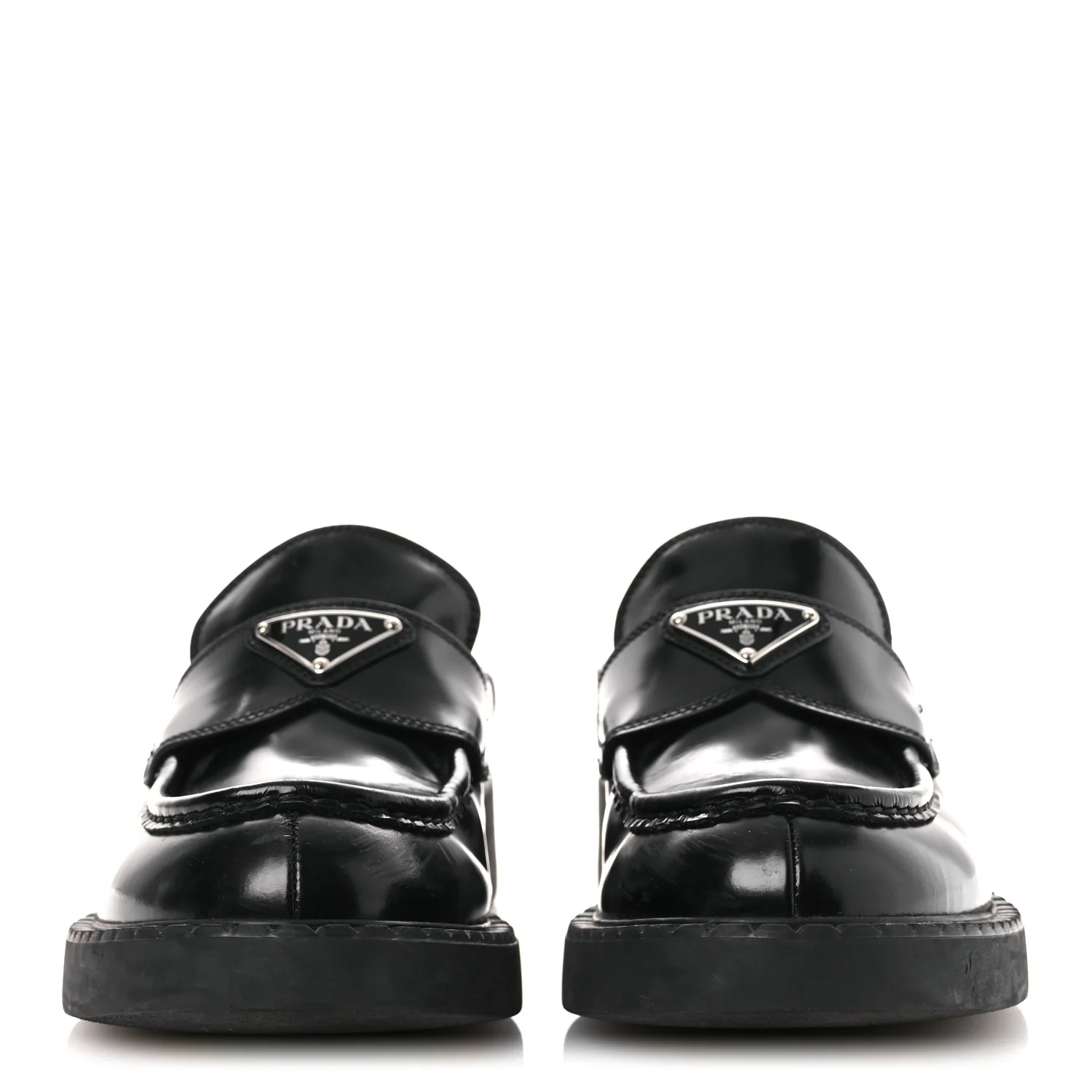 Spazzolato Triangle 40mm Loafer Mules 37 Black - Top Club