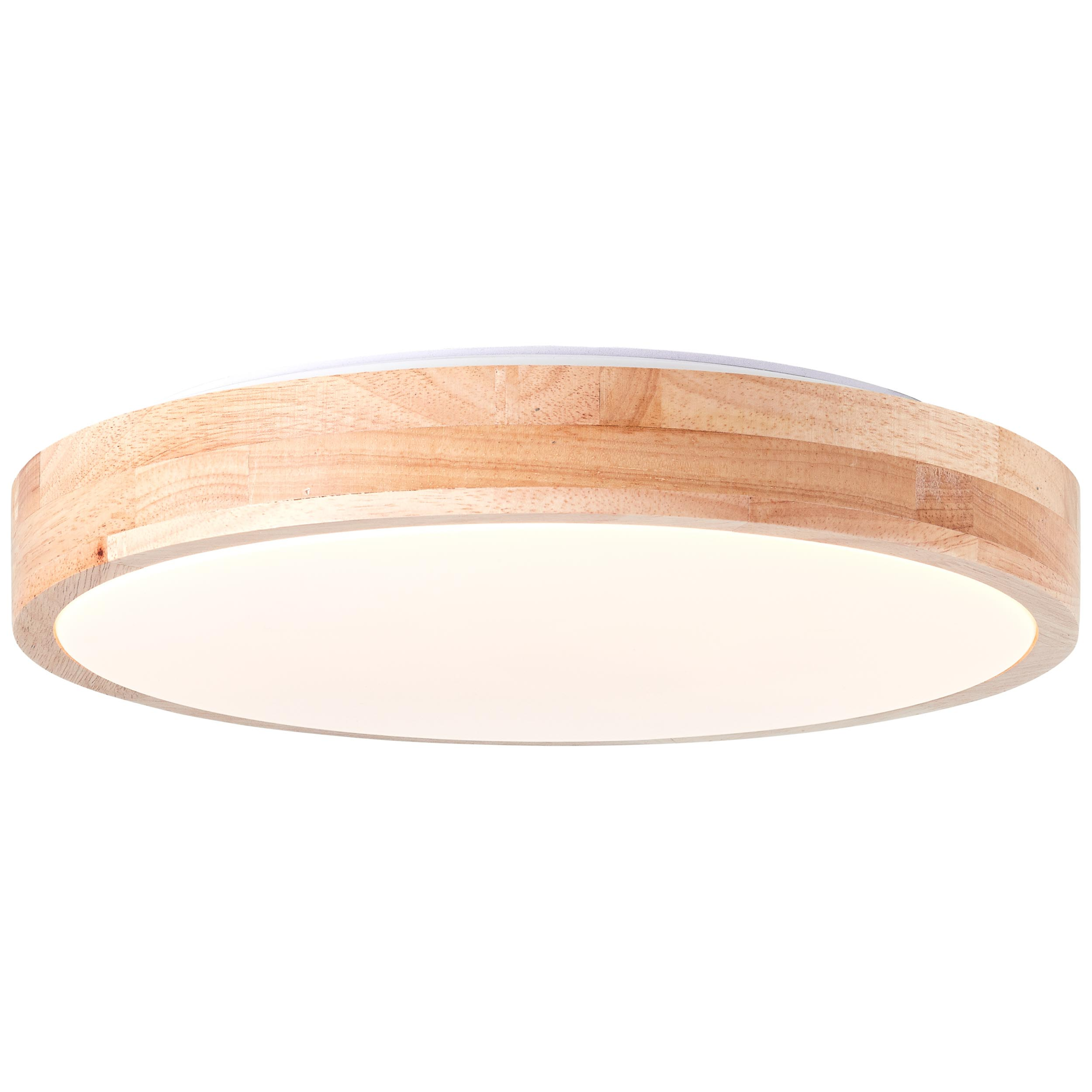 SLIMLINE PLAFONDLAMP Ø34CM 12W HOUT