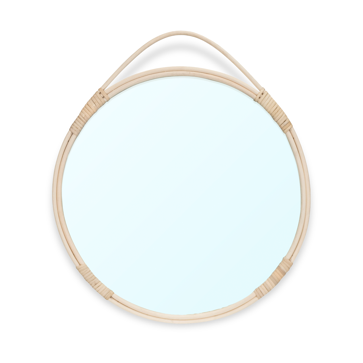Ronde spiegel Lux rattan - 50 cm