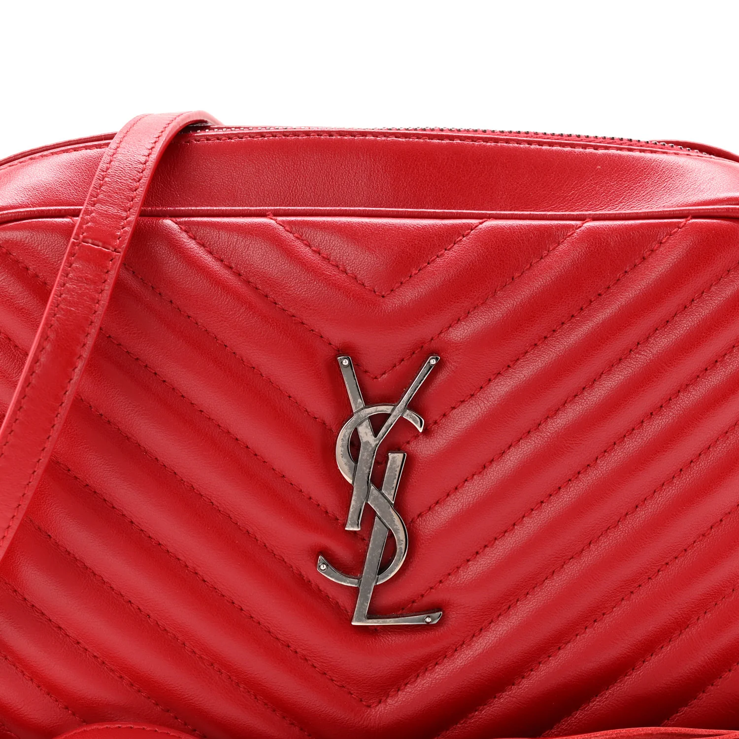 Calfskin Matelasse Monogram Lou Camera Bag Rouge Eros - Top Club