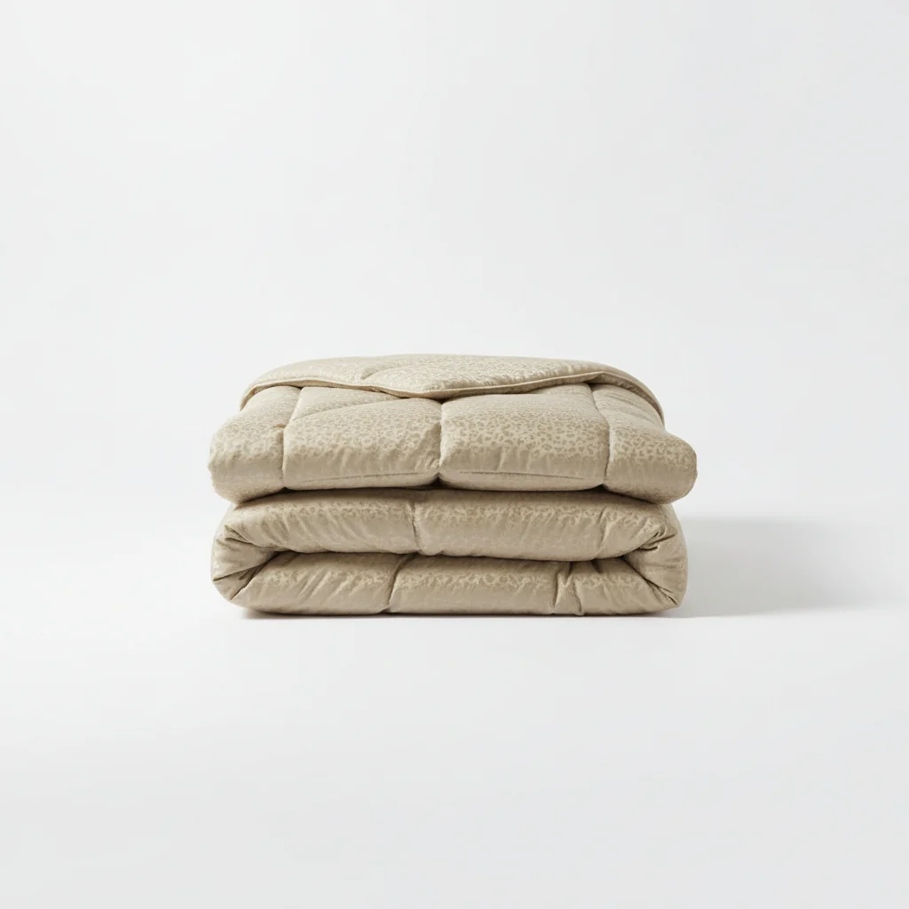 Trapunta In Raso Jacquard Frame Matrimoniale