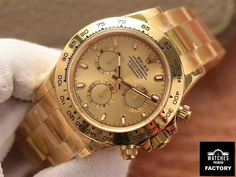 Rolex Daytona Cosmograph M116508-0003 Noob Factory Gold Dial