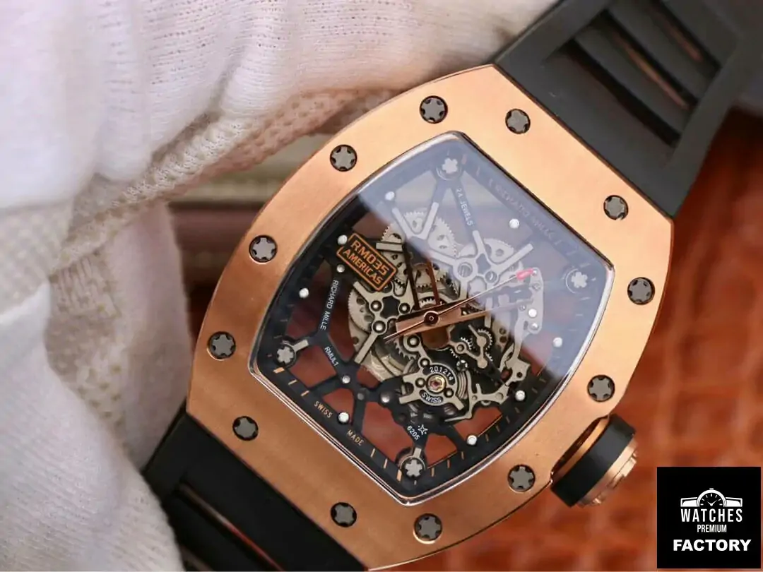 Richard Mille RM035 Americas KV Factory Rubber Strap