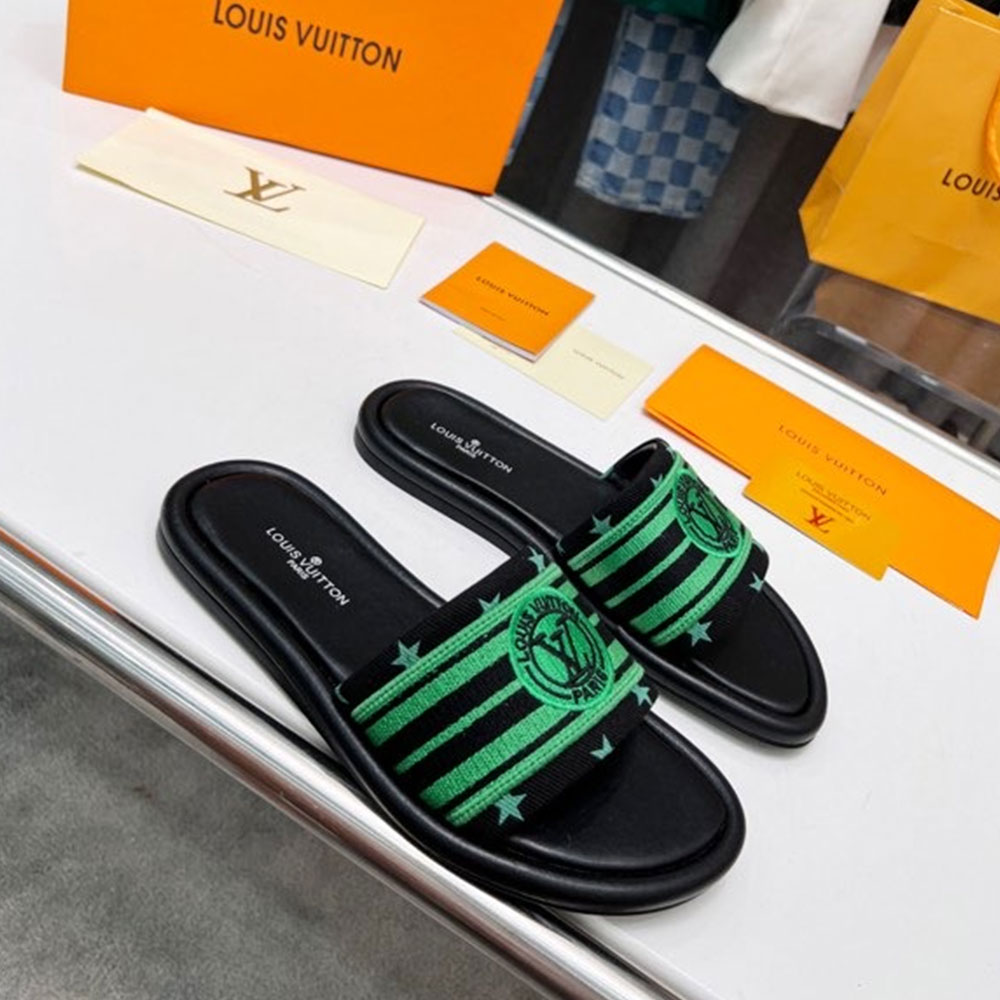 Louis Vuitton LV Magnetic Canvas Dashion Flip-flops Slide Sandal (Replica) - Sneaker Replica Workshop