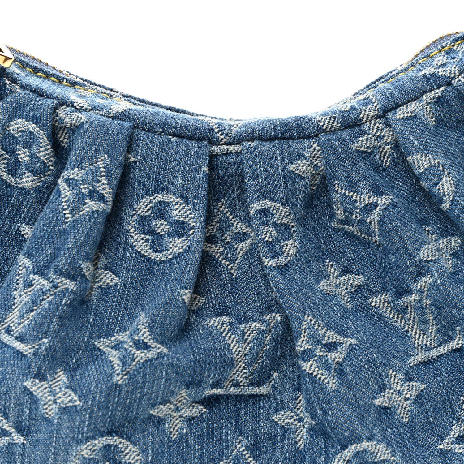 Monogram Denim Pochette Valley Blue - Top Club