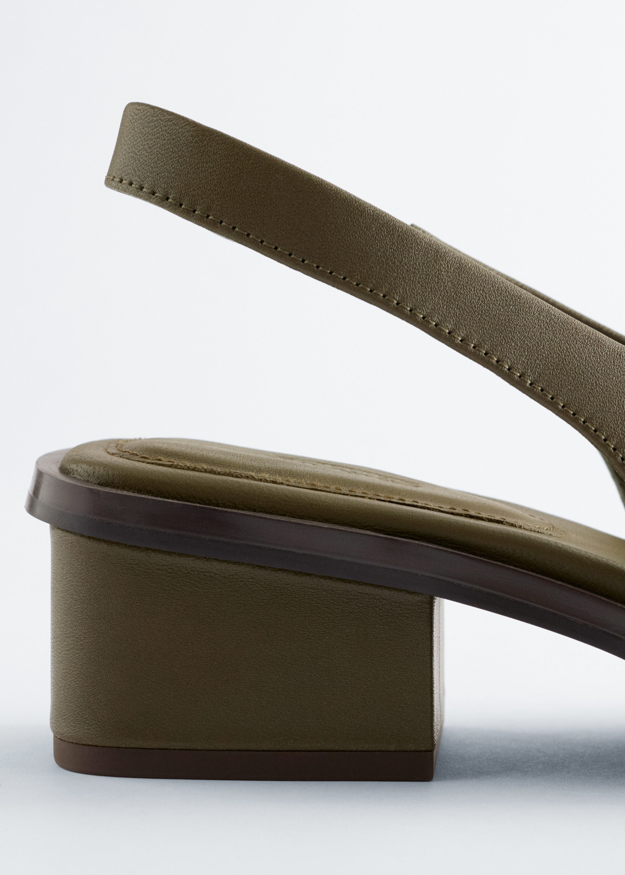 & Other Stories NAPPA LEATHER SLINGBACK SANDALS