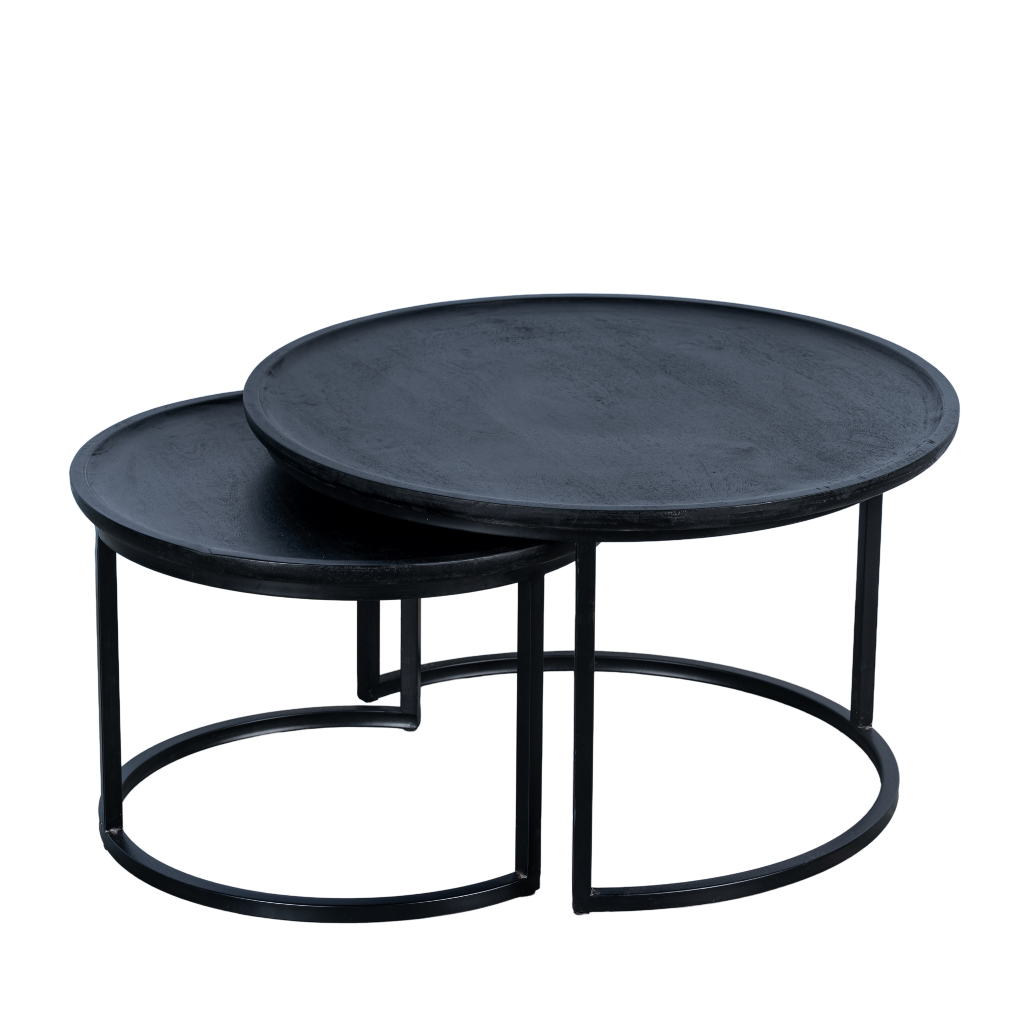 Salontafel Nova zwart - set van 2