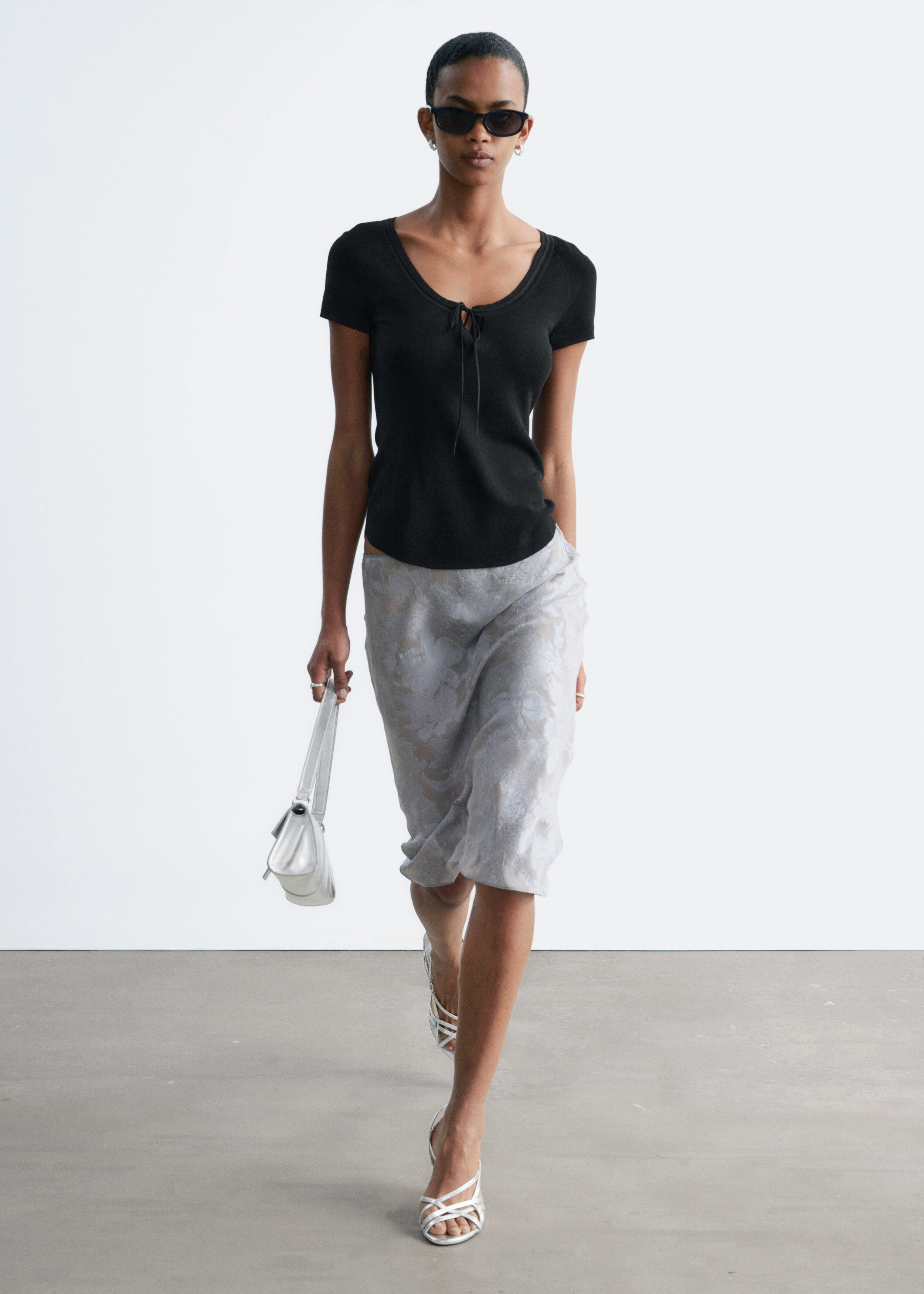 & Other Stories TIE-FRONT TOP
