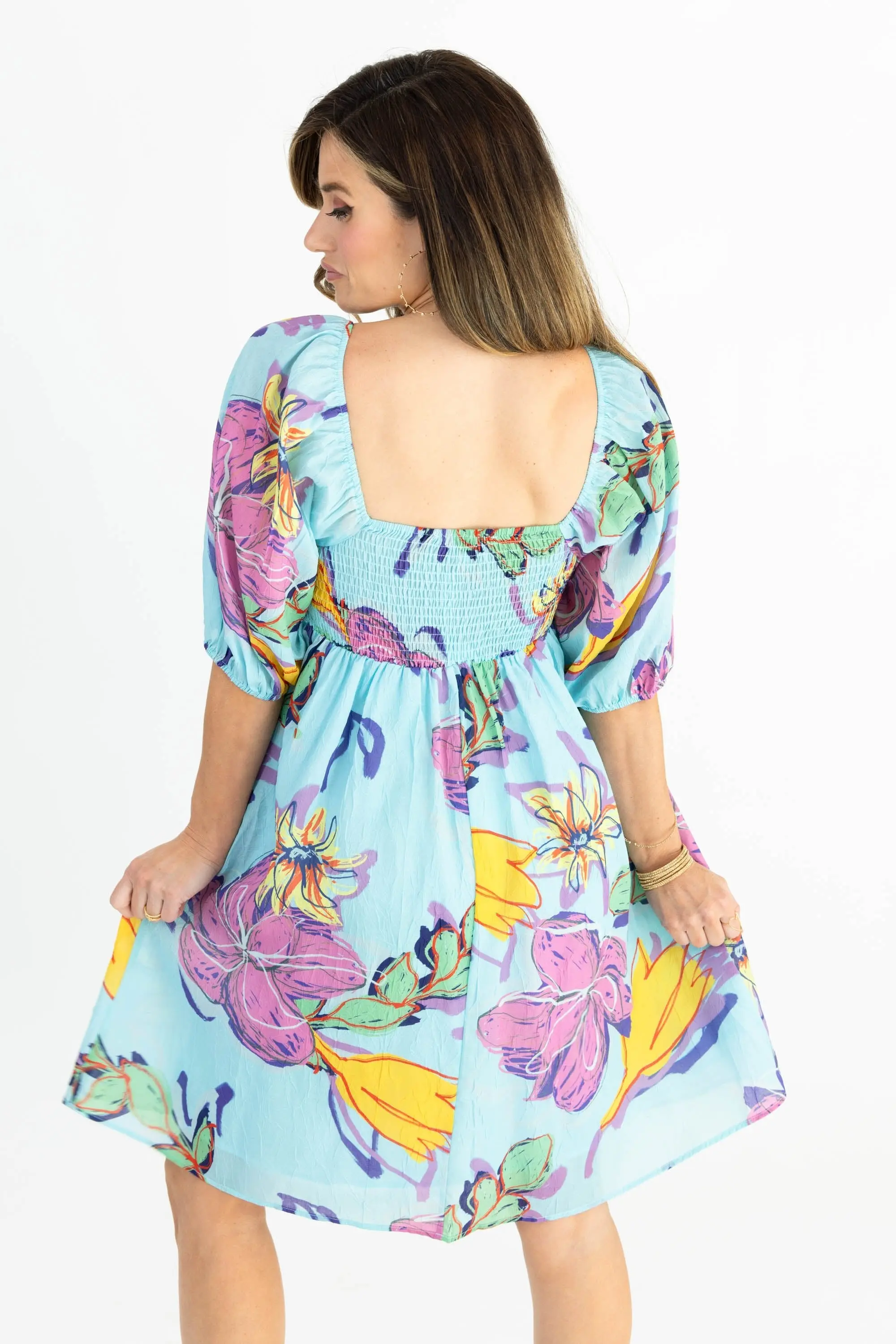 What Makes You Beautiful Babydoll Dress - ALJEGJ