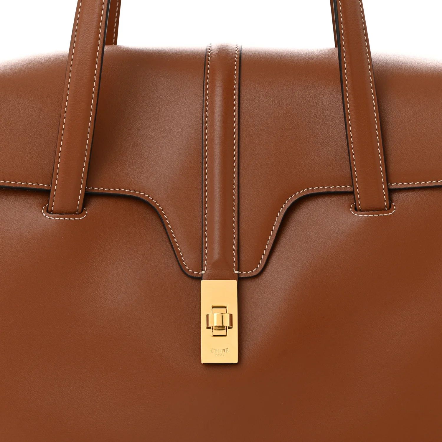 Calfskin Medium Soft 16 Bag Tan - Top Club
