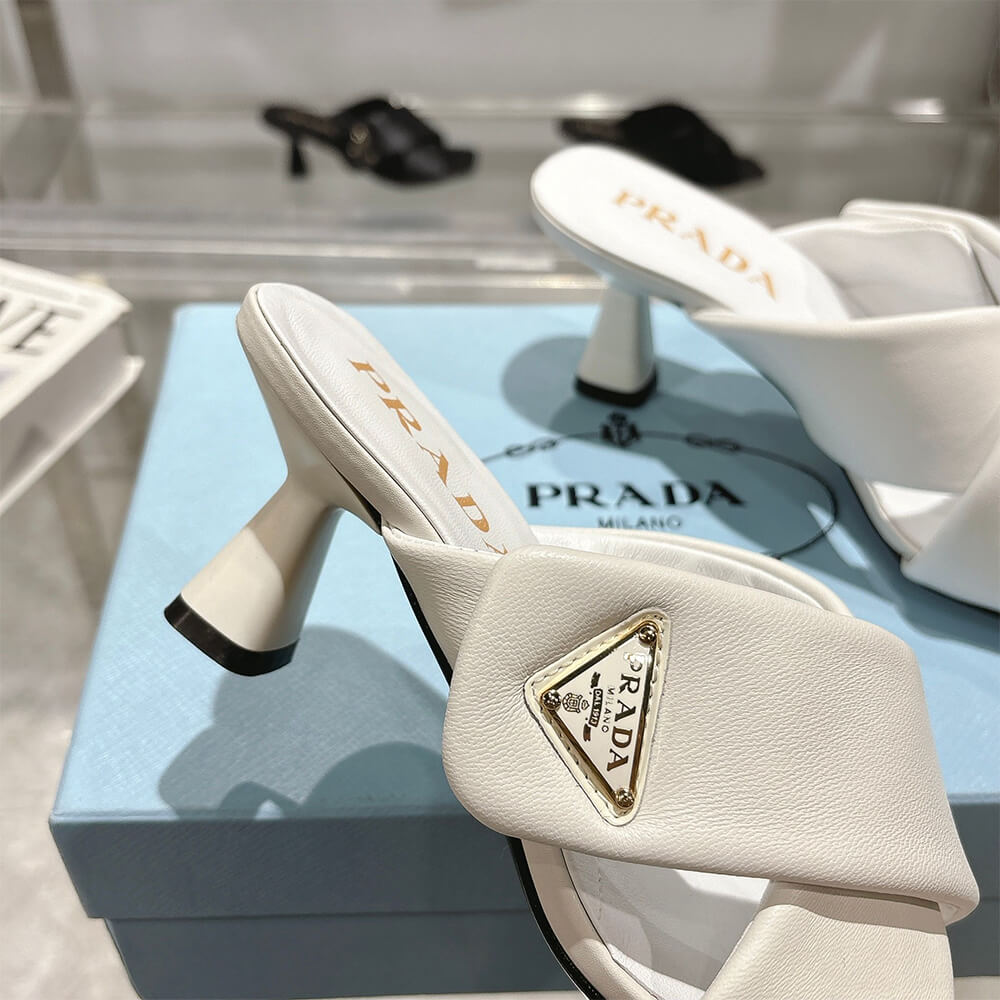 Prada Padded nappa leather sandals - Top Club