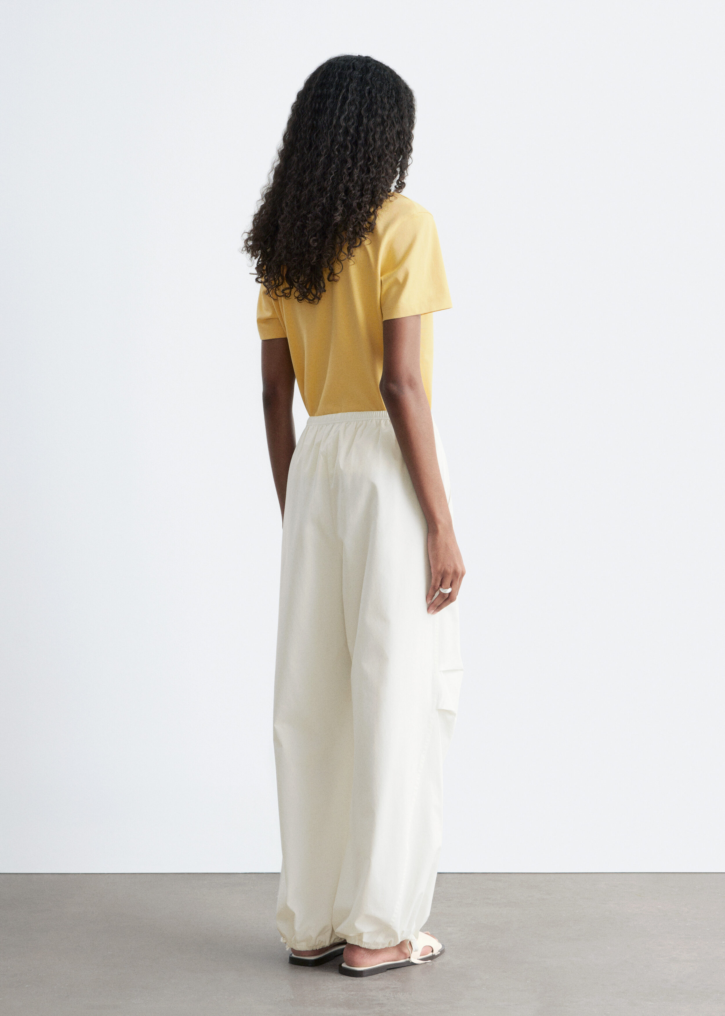 & Other Stories COTTON CREW-NECK T-SHIRT