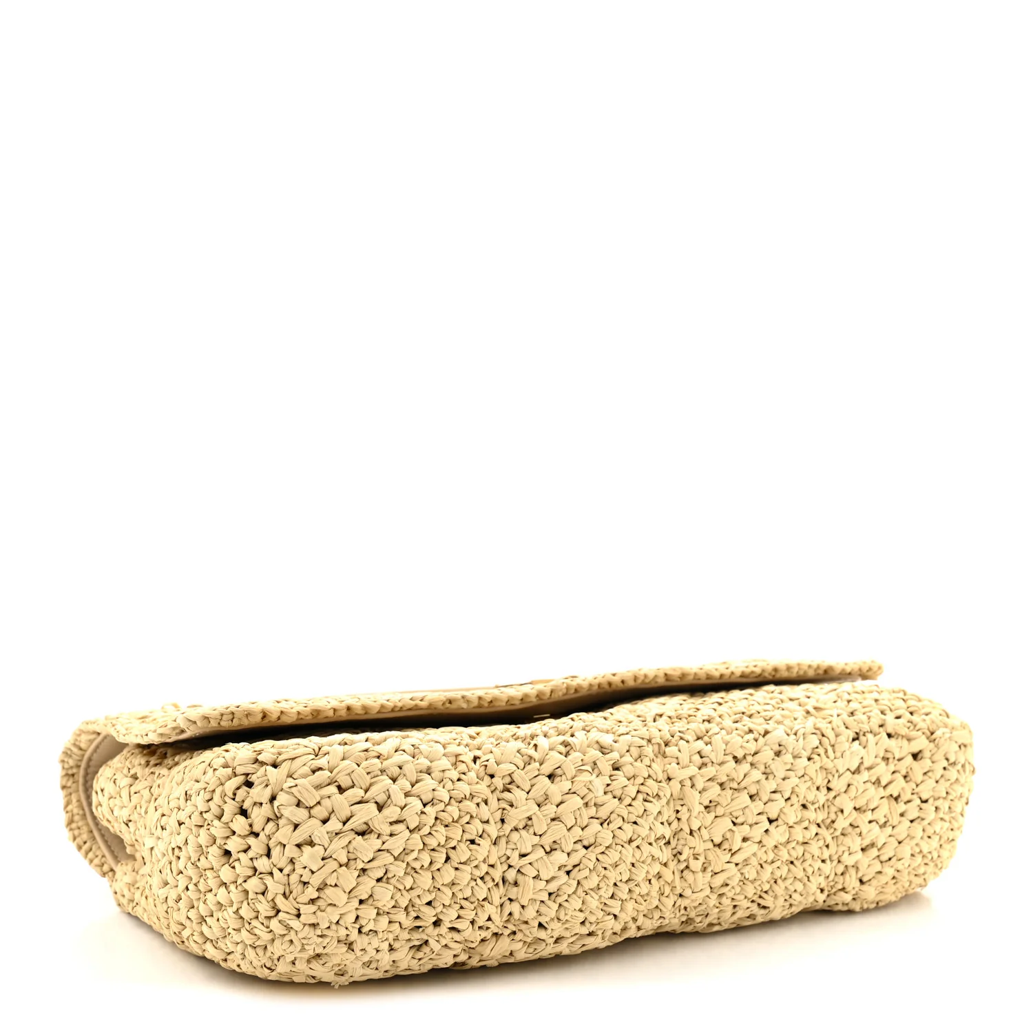 Raffia Monogram Medium Jamie Natural Avorio - Top Club