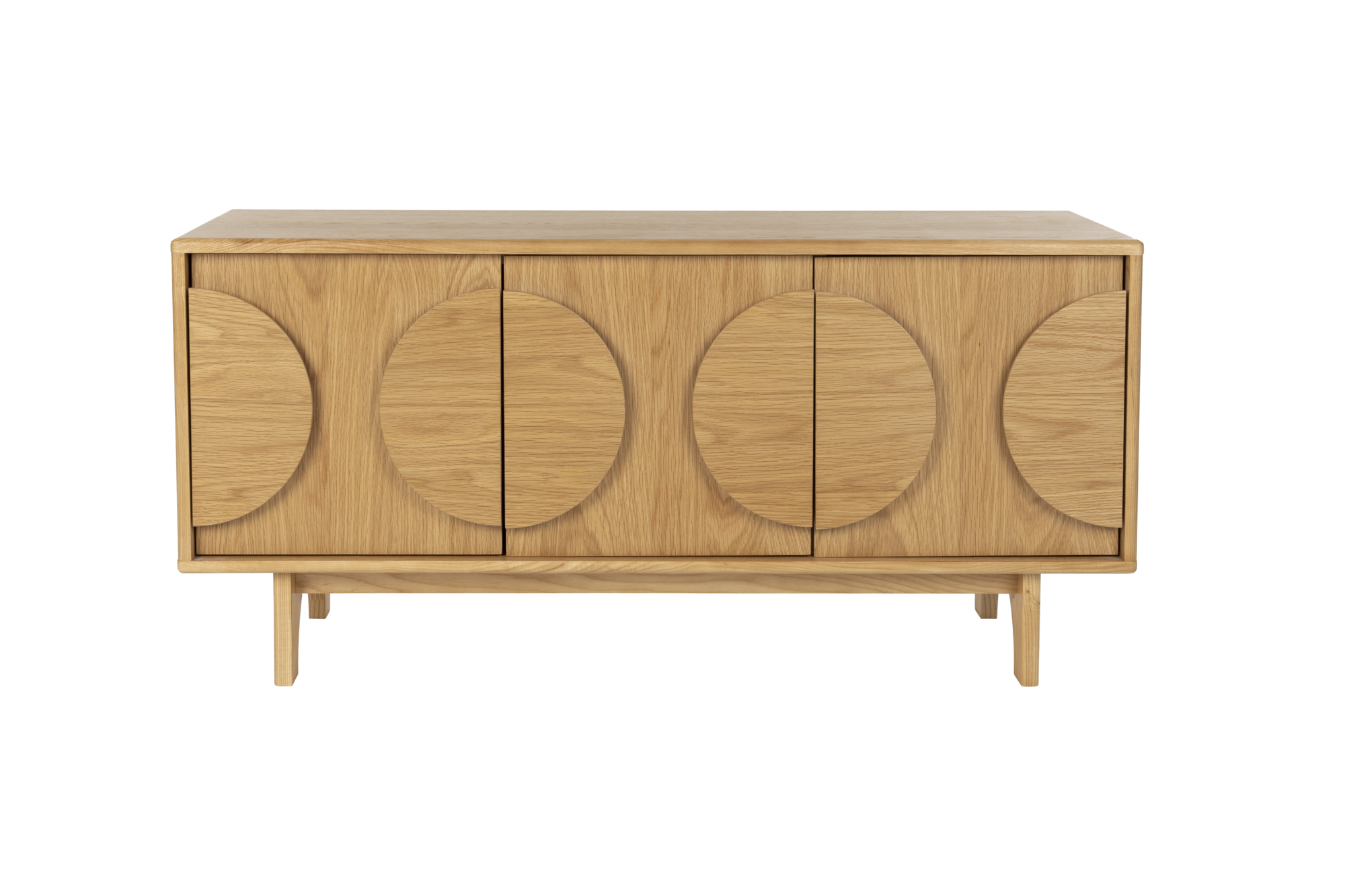 Dressoir Groove 3 deurs naturel eiken
