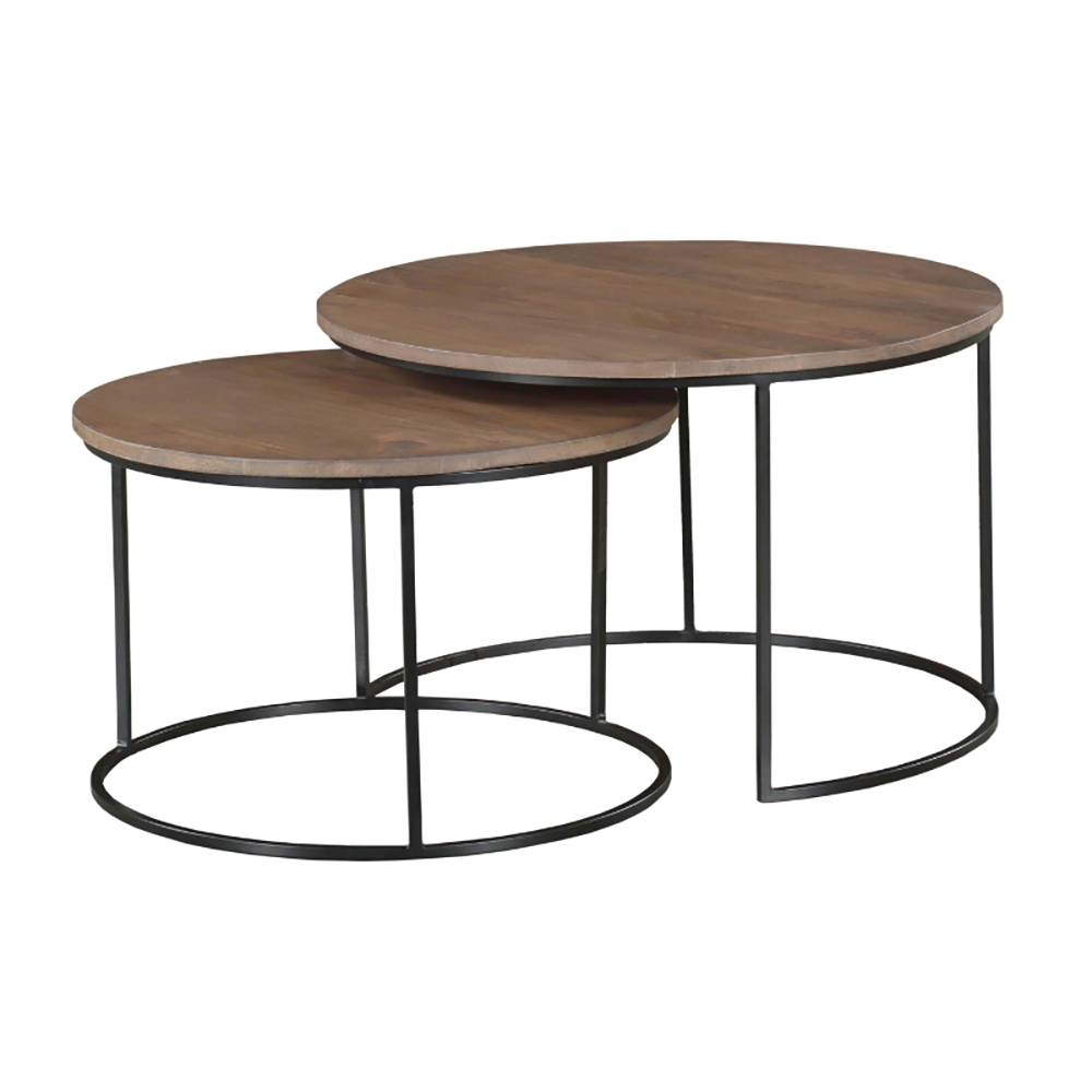Salontafel De Bokke Bruin (Set van 2)