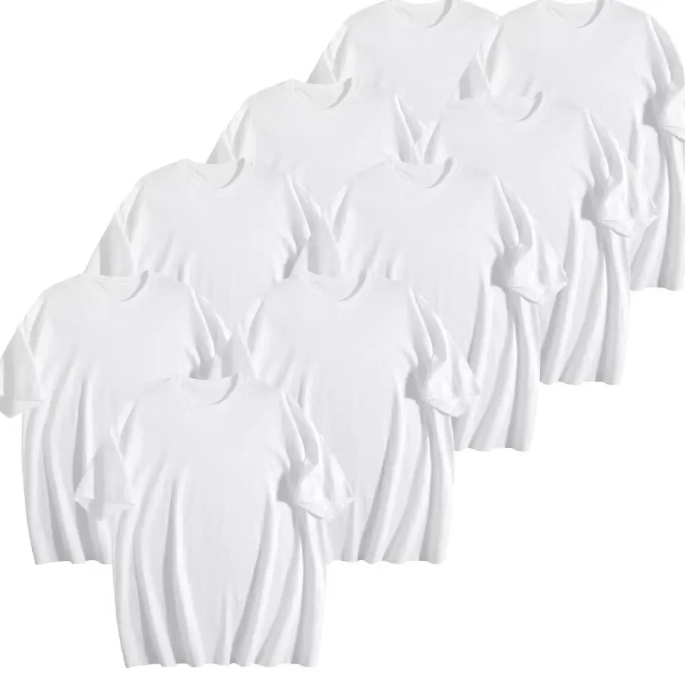 100% Cotton 180g Classic Fit Basic Tee, Unisex Year-Round Essential Top, Build Your Pack (3/6/9 Pieces)