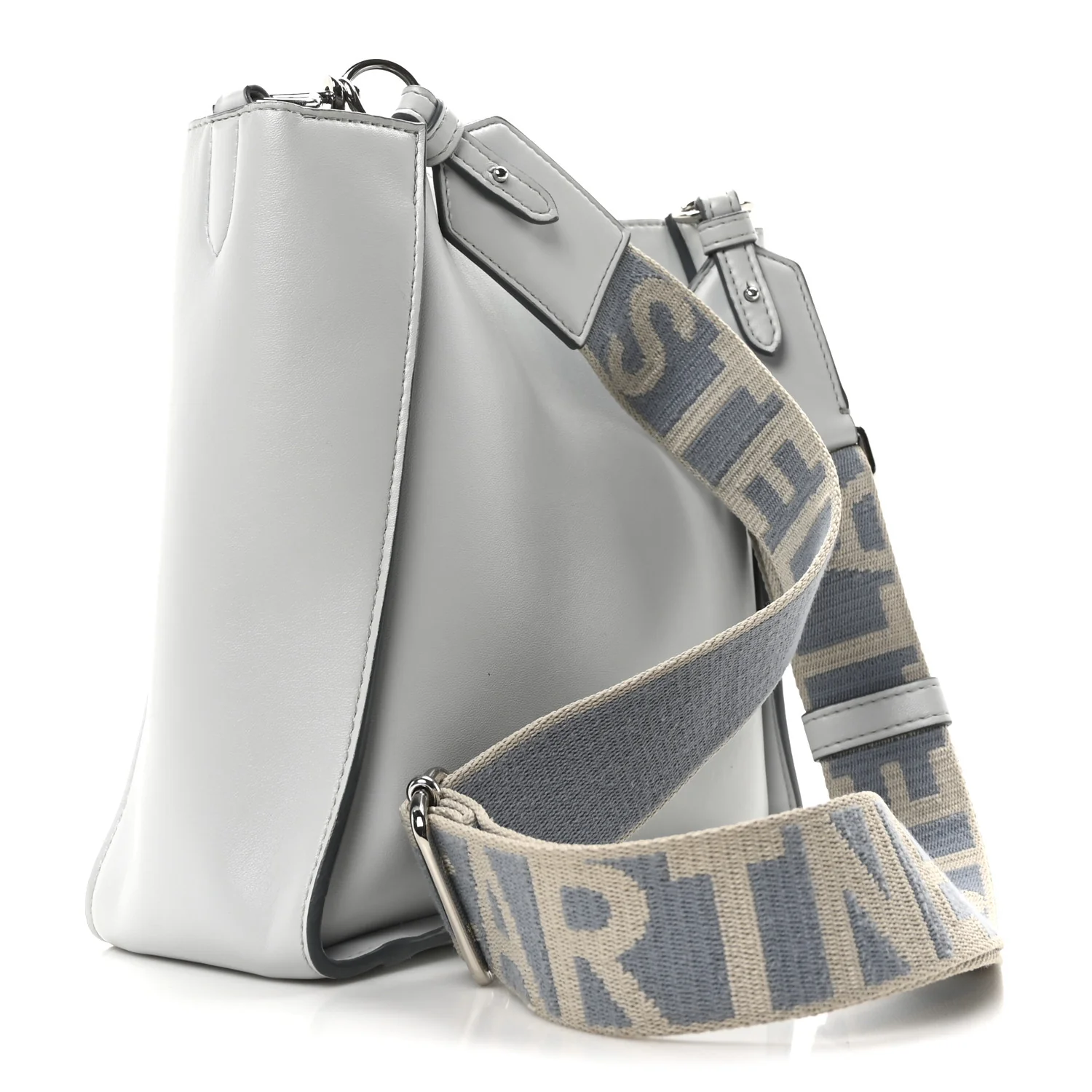 Eco Alter Nappa Perforated Logo Mini Crossbody Light Blue - Top Club