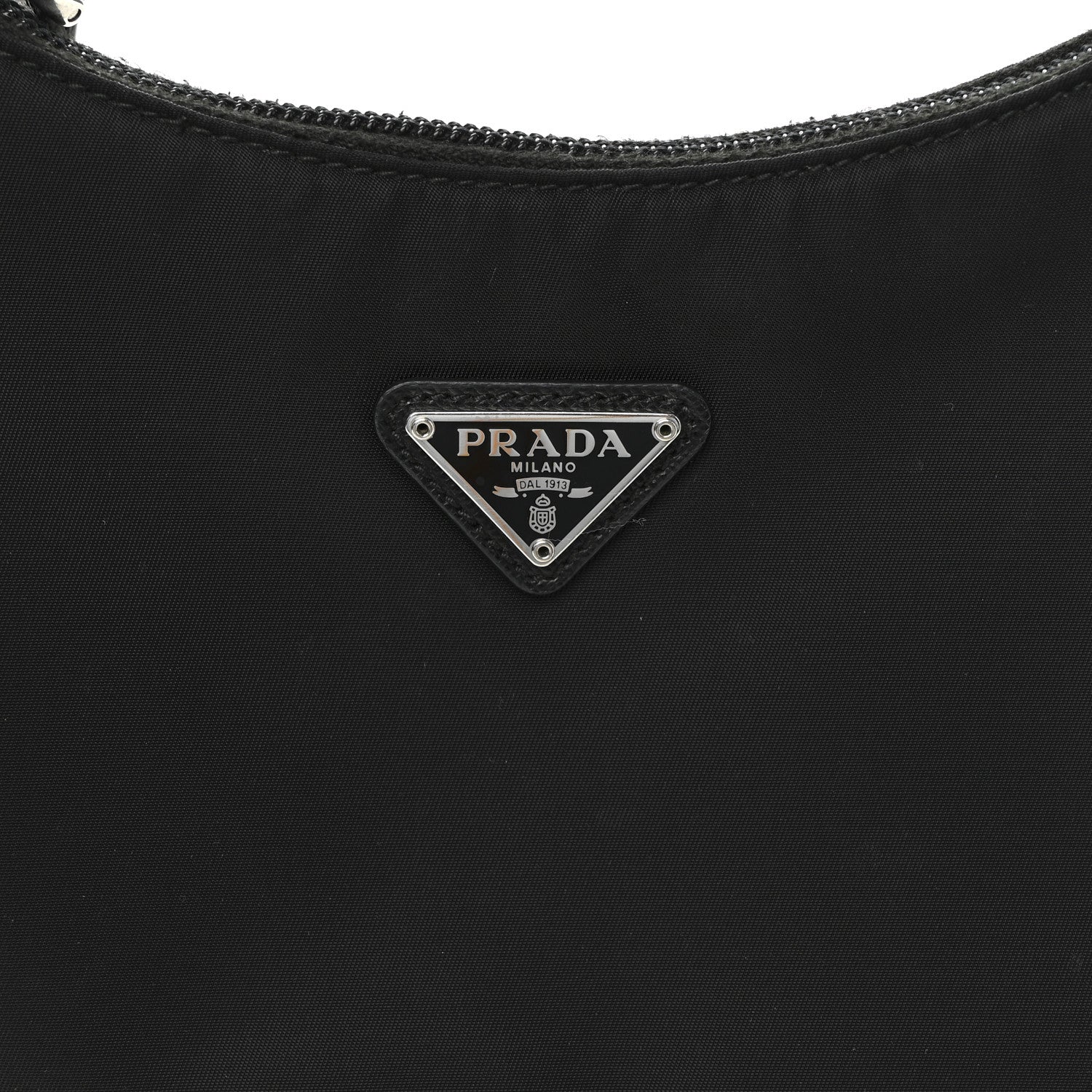 Tessuto Nylon Mini Re-Edition 2000 Bag Black - Top Club