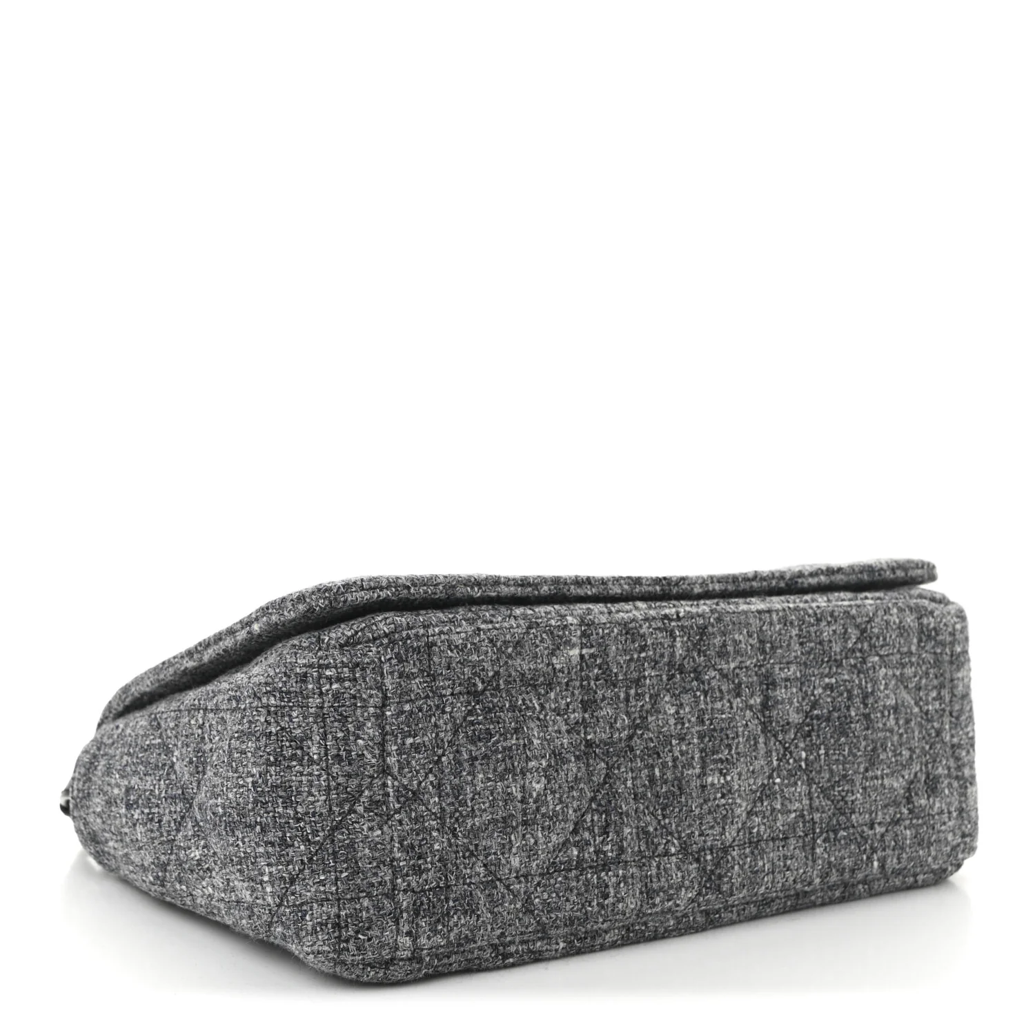 Tweed Macrocannage Medium Caro Bag Black - Top Club