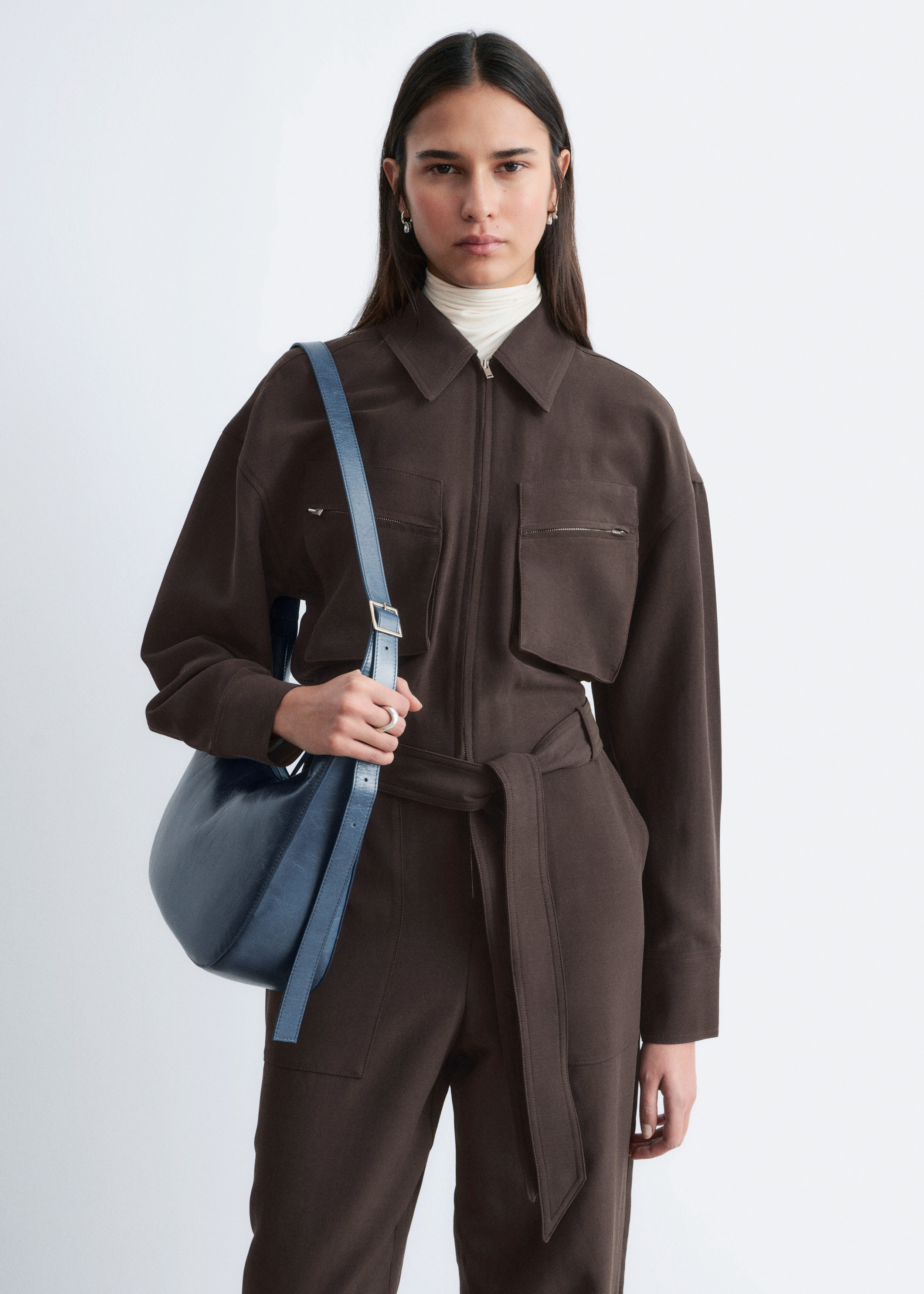 & Other Stories BELTED UTILITY JUMPSUIT