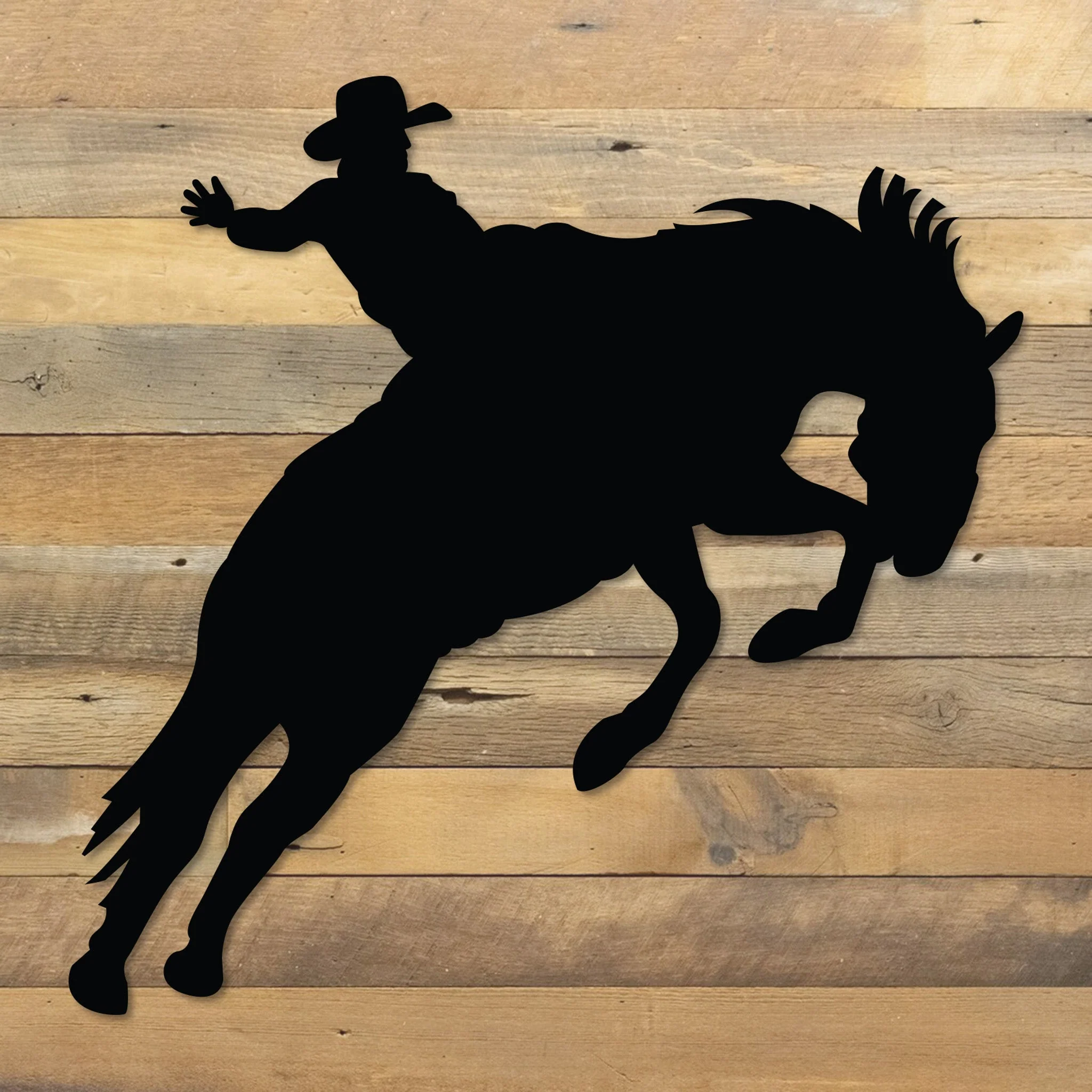 Cowboy Metal Wall Art - Alvarez Pro Painting LLC