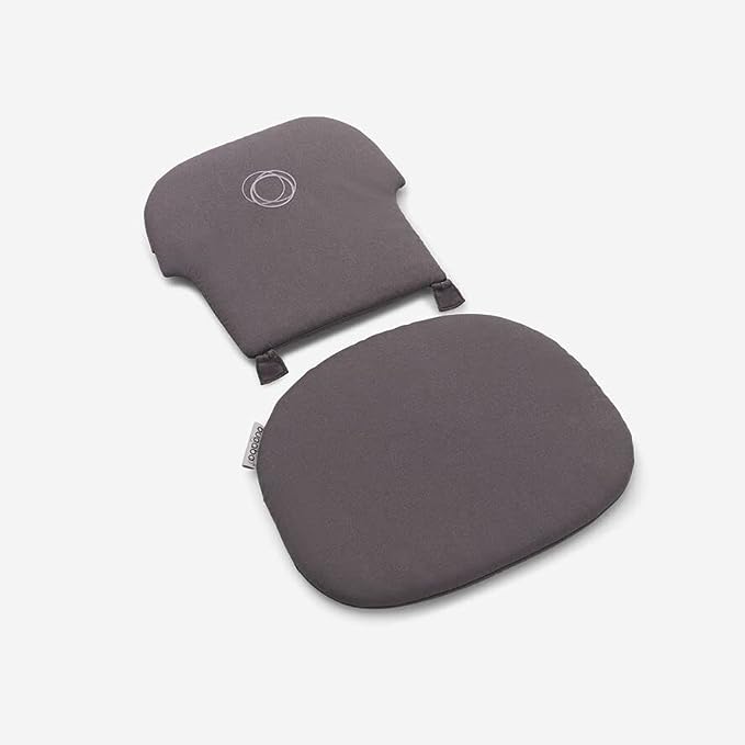 Bugaboo Giraffe Baby Pillow Set for Giraffe Chair Baby Set, Backrest and Seat, Stormy Grey