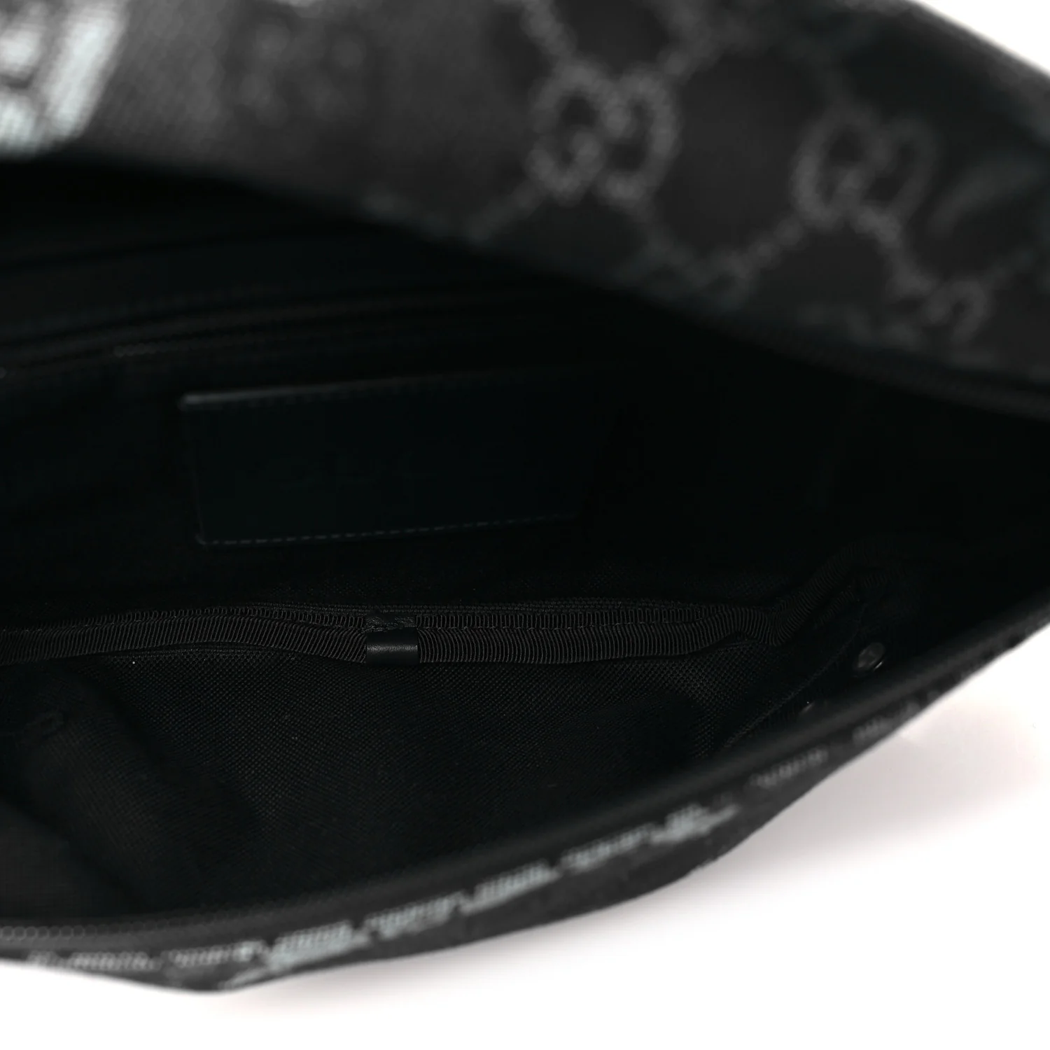 Denim Monogram Web Belt Bag Blue Multicolor - Top Club
