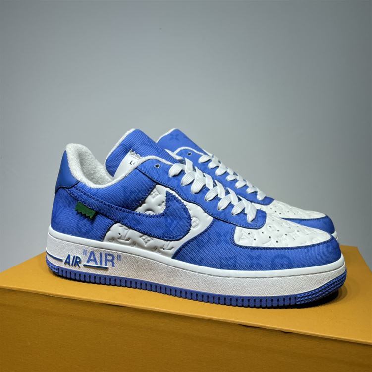 LOUIS VUITTON X NIKE AIR FORCE 1 LOW-TOP SNEAKERS   LVS134 - Sneaker Replica Workshop