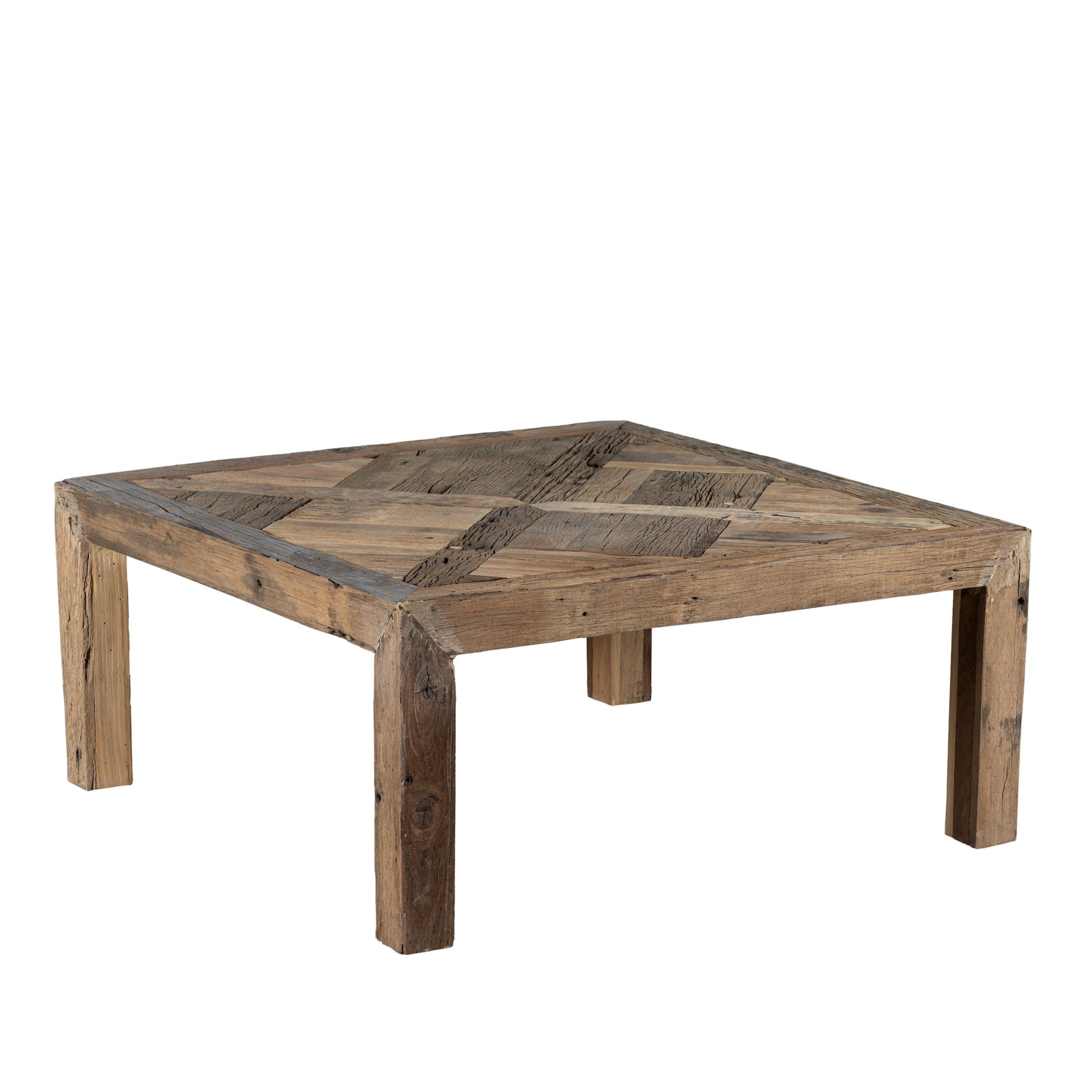 Mira - Salontafel van Gerecycled Hout 100cm