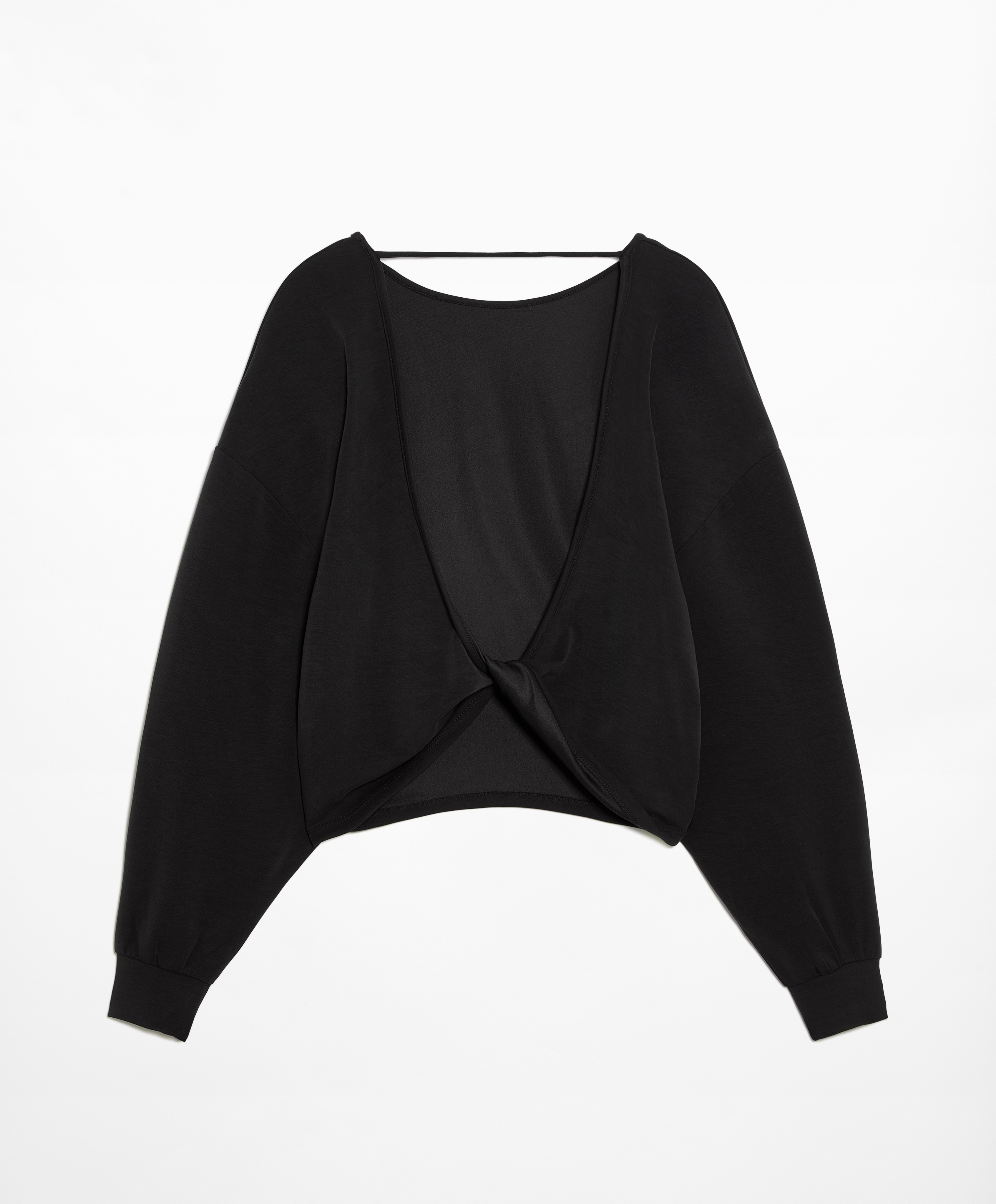 OYSHO Wrap sweatshirt with modal