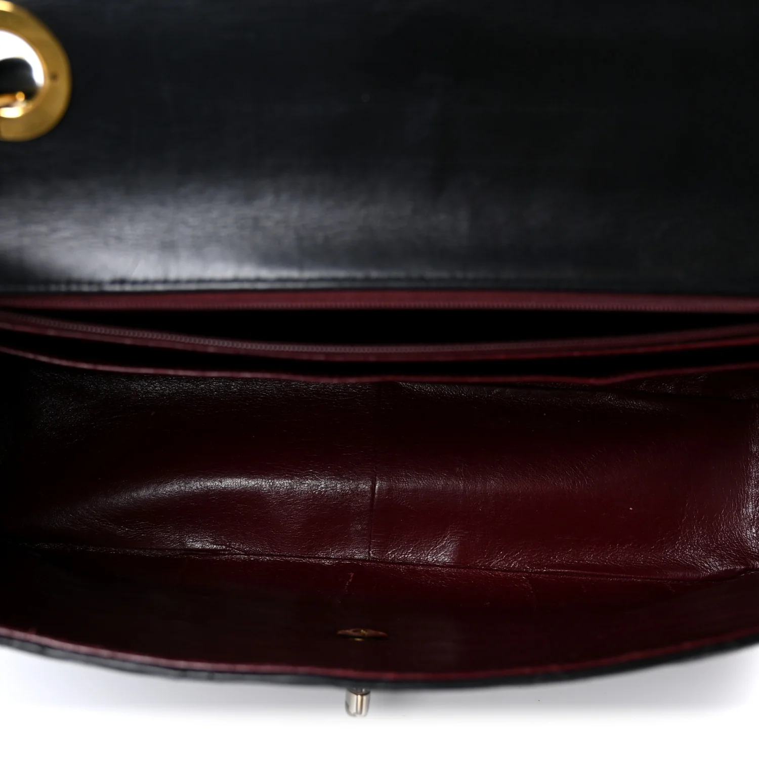 Lambskin Quilted XL Jumbo Single Flap Black - Top Club