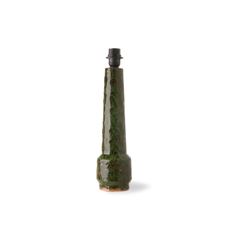 Lampenvoet Retro Stoneware green