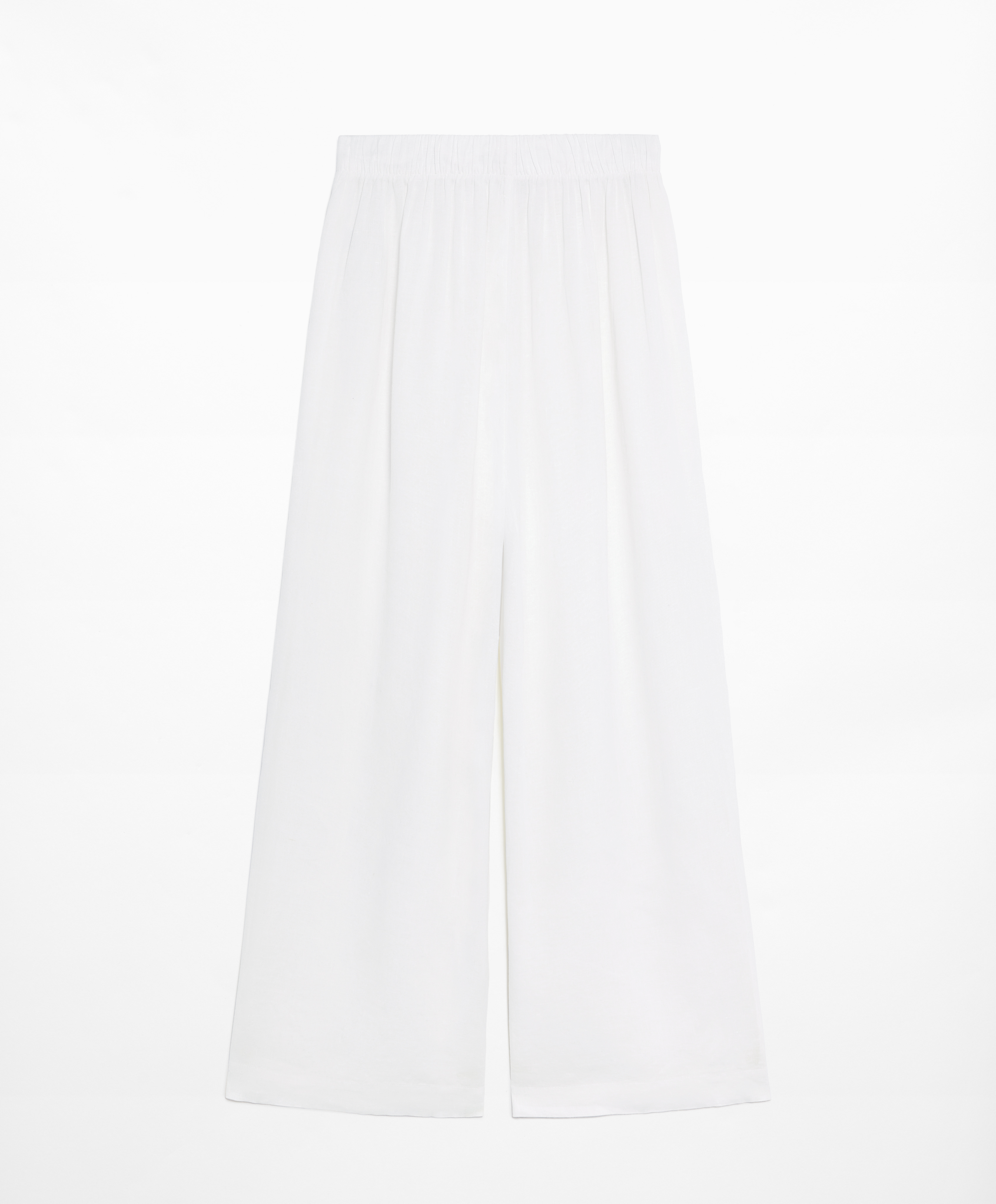 OYSHO Straight cut 100% linen trousers