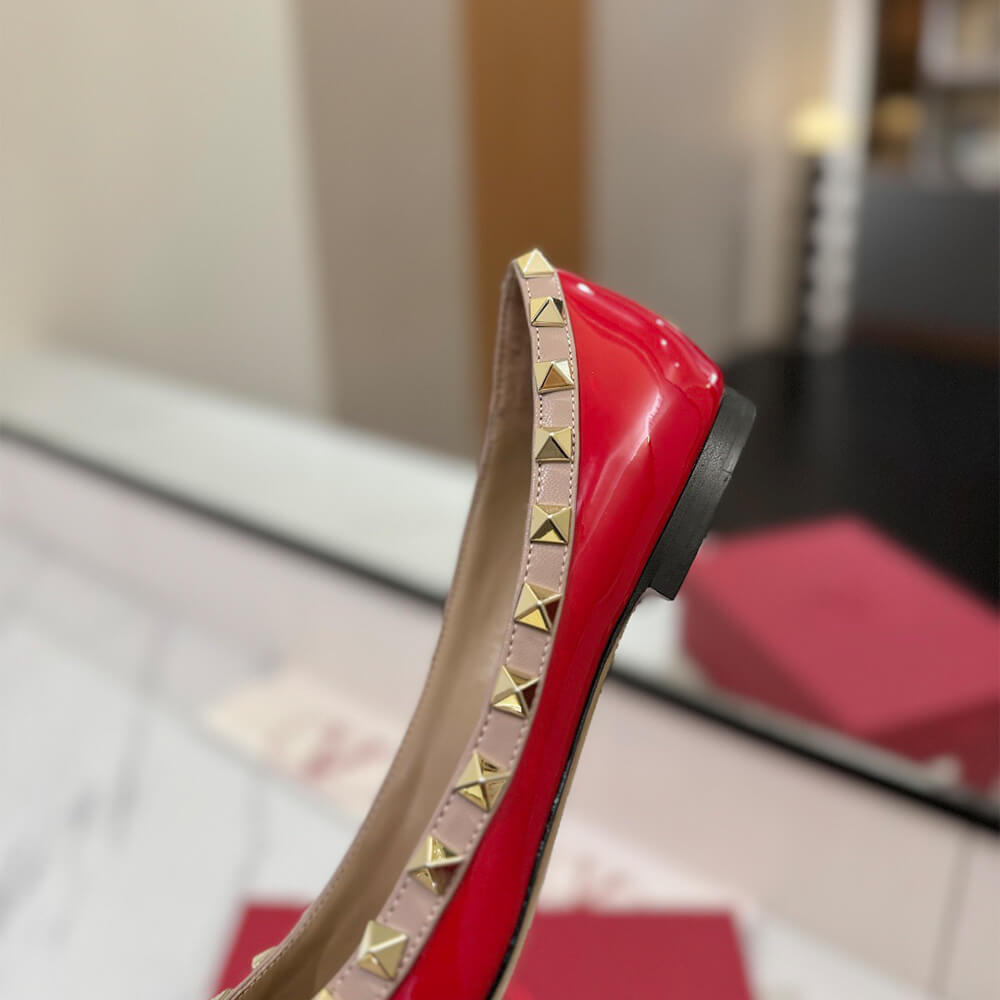 VALENTINO ROCKSTUD BALLET FLAT - Top Club
