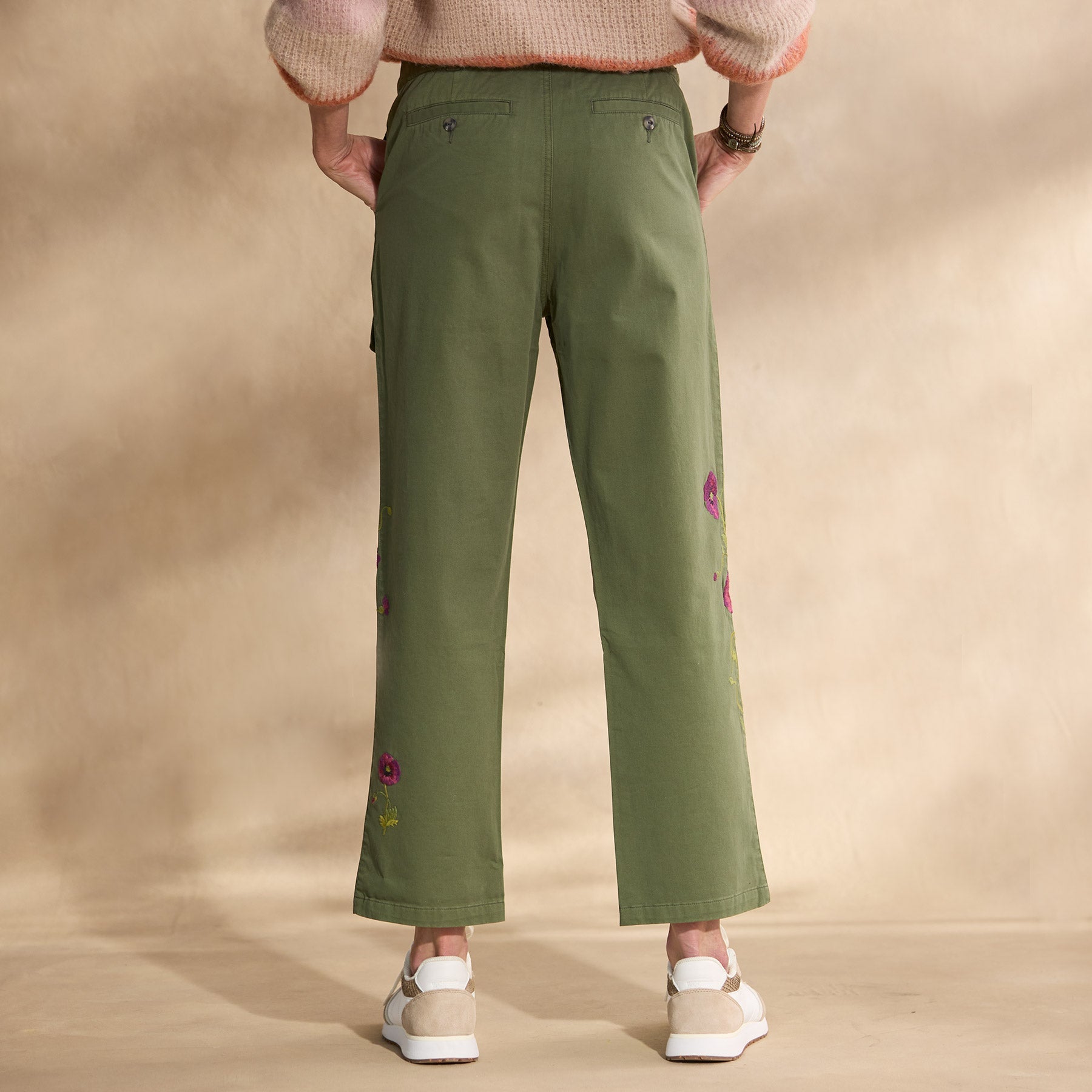 Melissa Embroidered Pants, Petite - Sundance Living