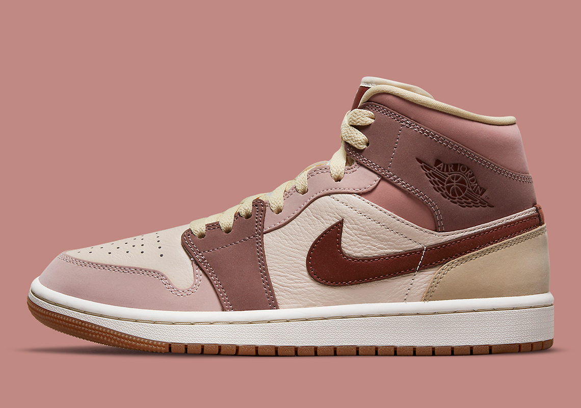 Wmns Air Jordan 1 Mid SE  Dark Pony Smoky Mauve  DO7440-821 - Sneaker Replica Workshop