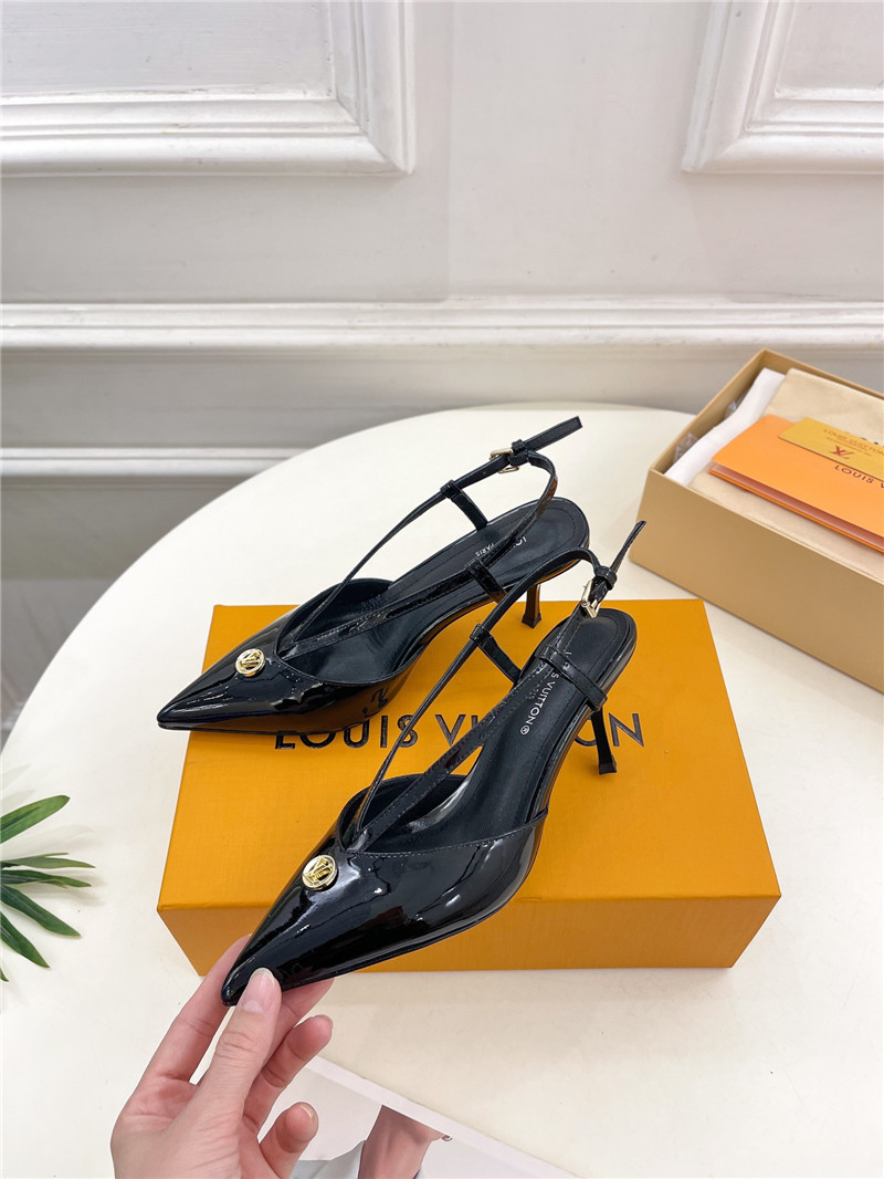 louis vuitton LV new metal buckle pointed toe shoes - Sneaker Replica Workshop