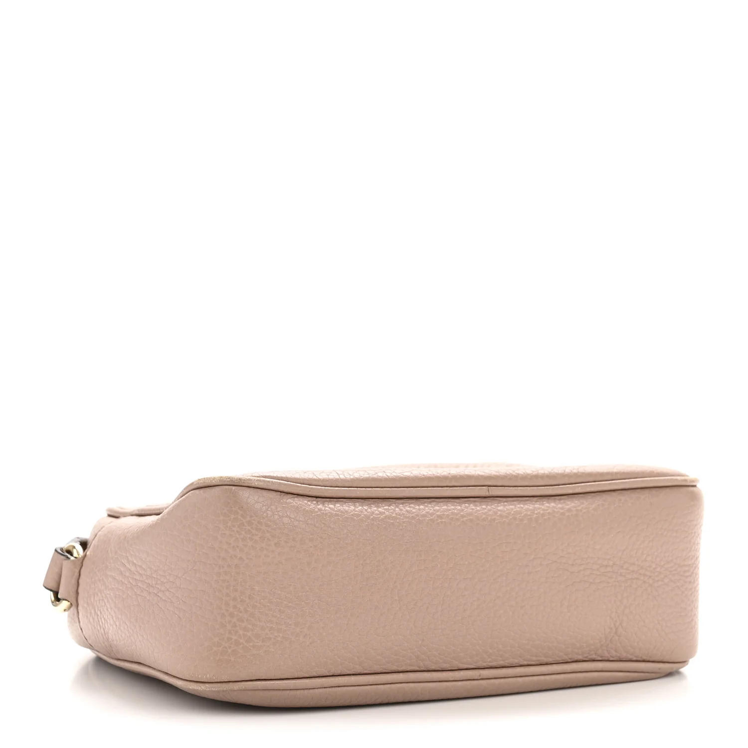 Pebbled Calfskin Small Soho Disco Bag Rose Beige - Top Club