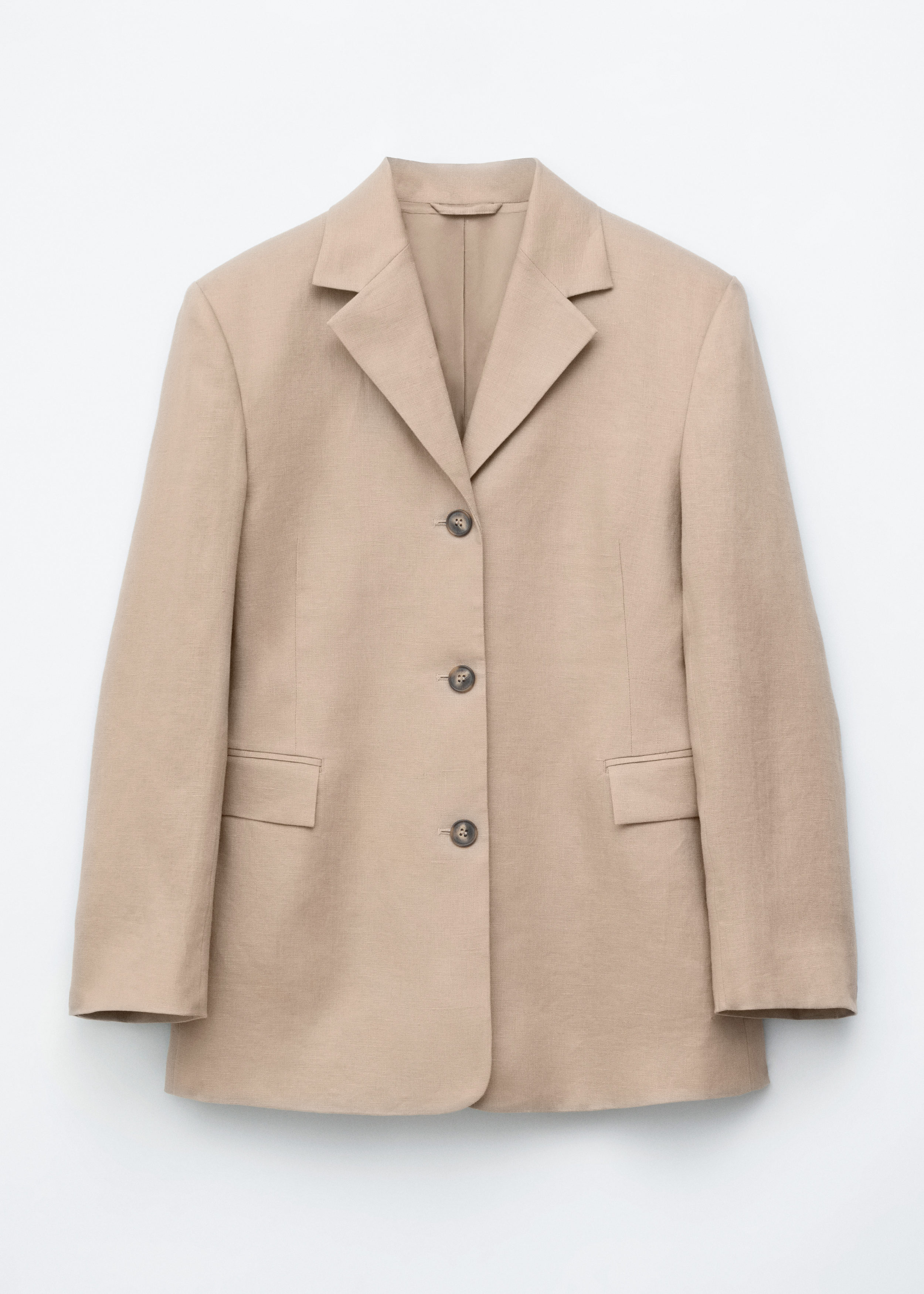 & Other Stories TAPERED LINEN BLAZER