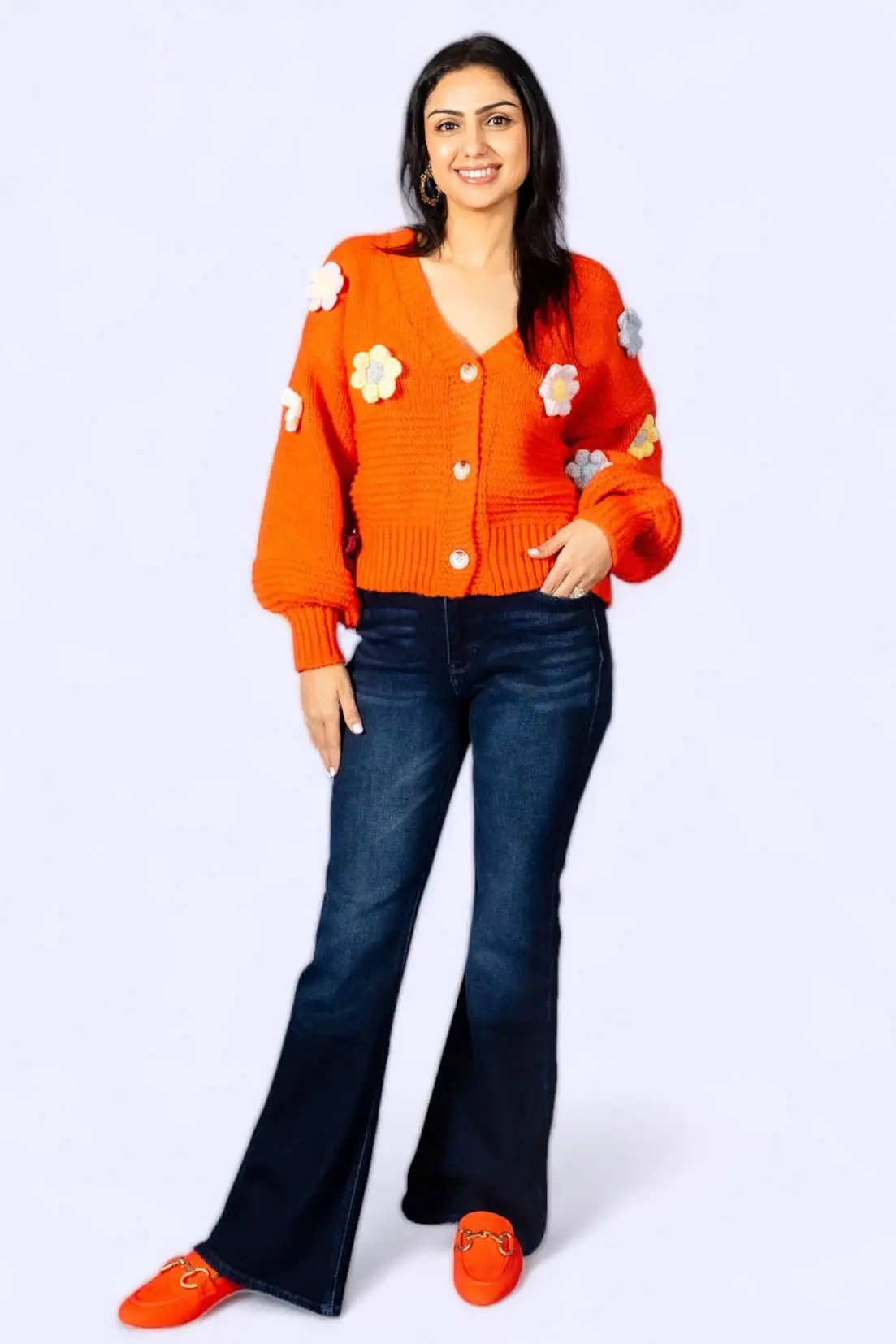 Stand Out High Rise Flare Jeans - ALJEGJ