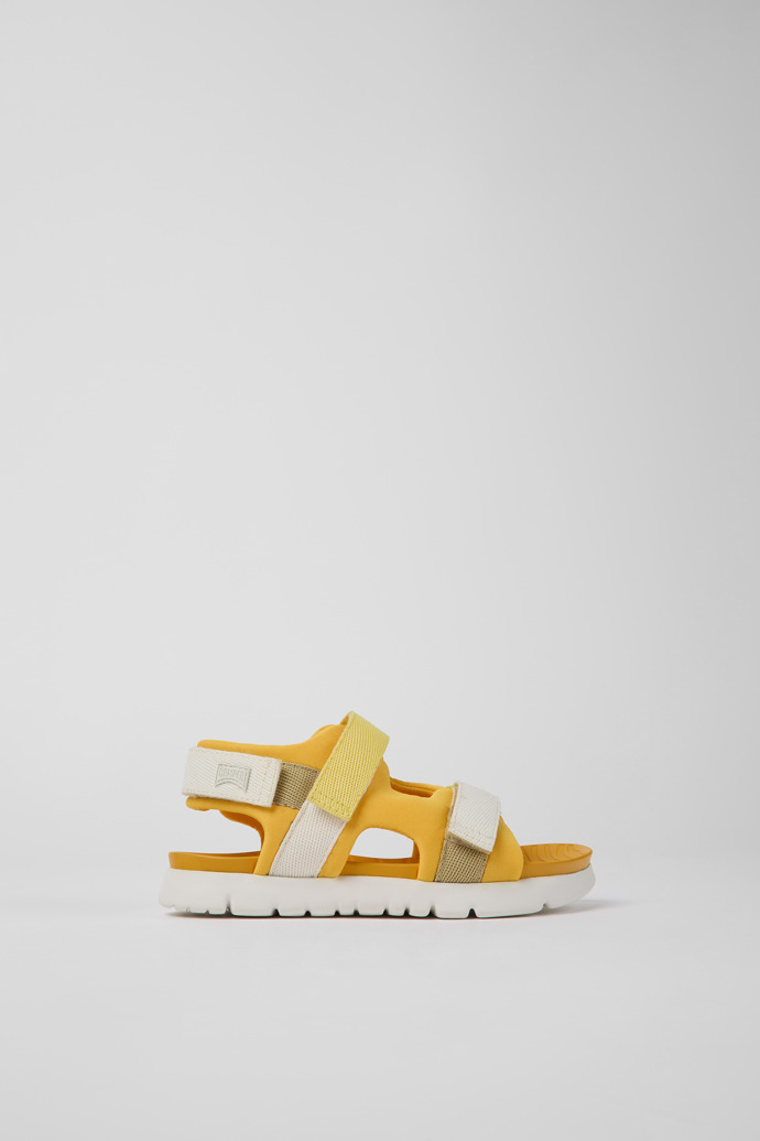 Twins Orange Fabric Sandals for Boys