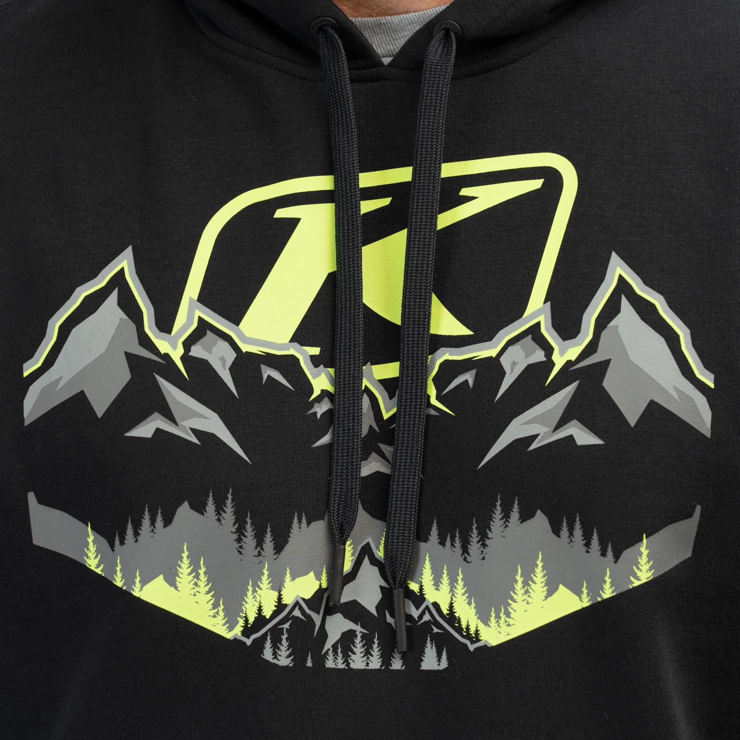 Lace side pullover hoodie