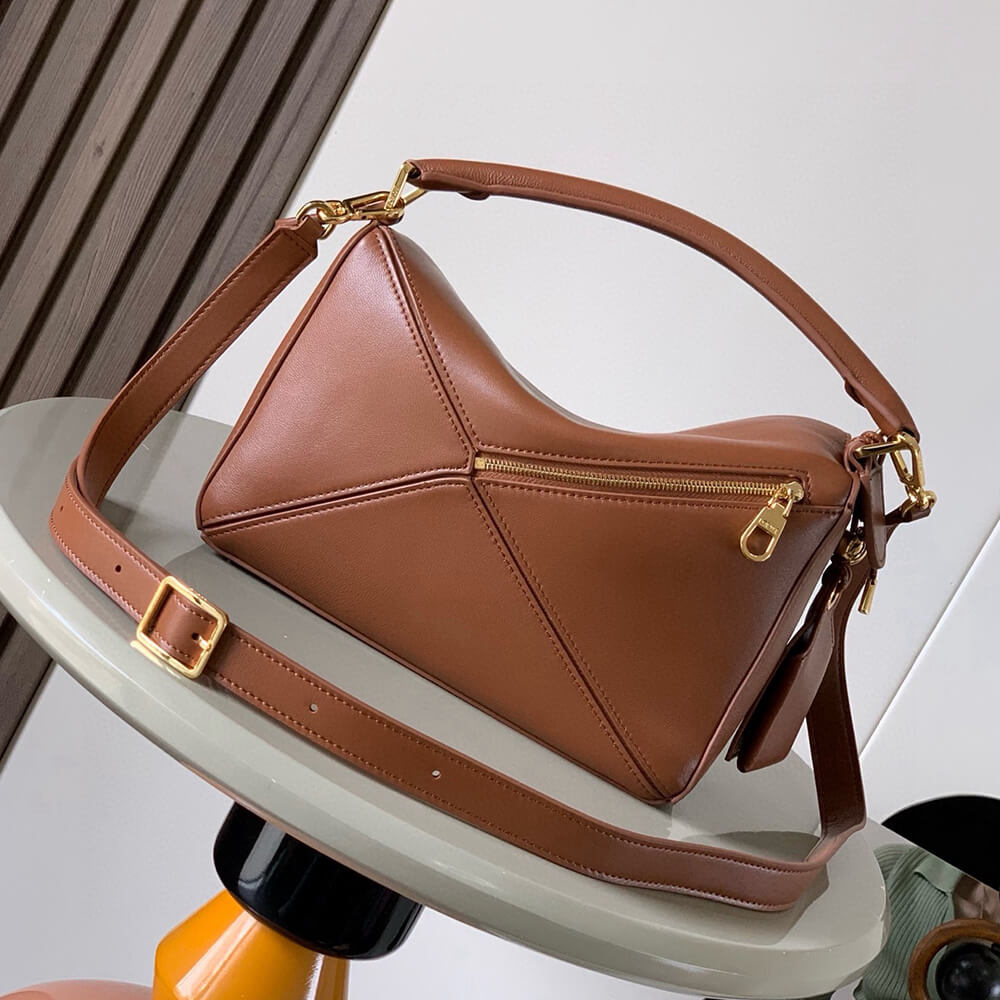 Loewe Small Featherlight Puzzle bag in nappa lambskin(HIGH-END GRADE) - Top Club