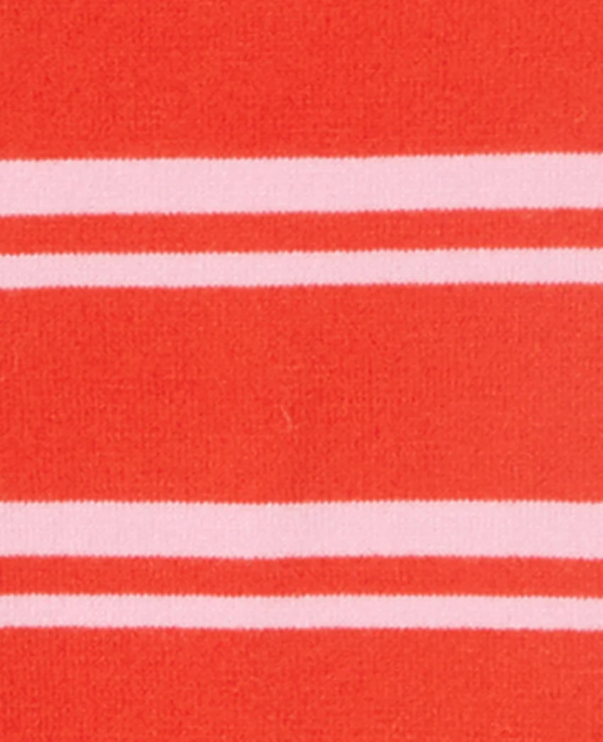 Pimkie Pull manches courtes col polo motif rayures