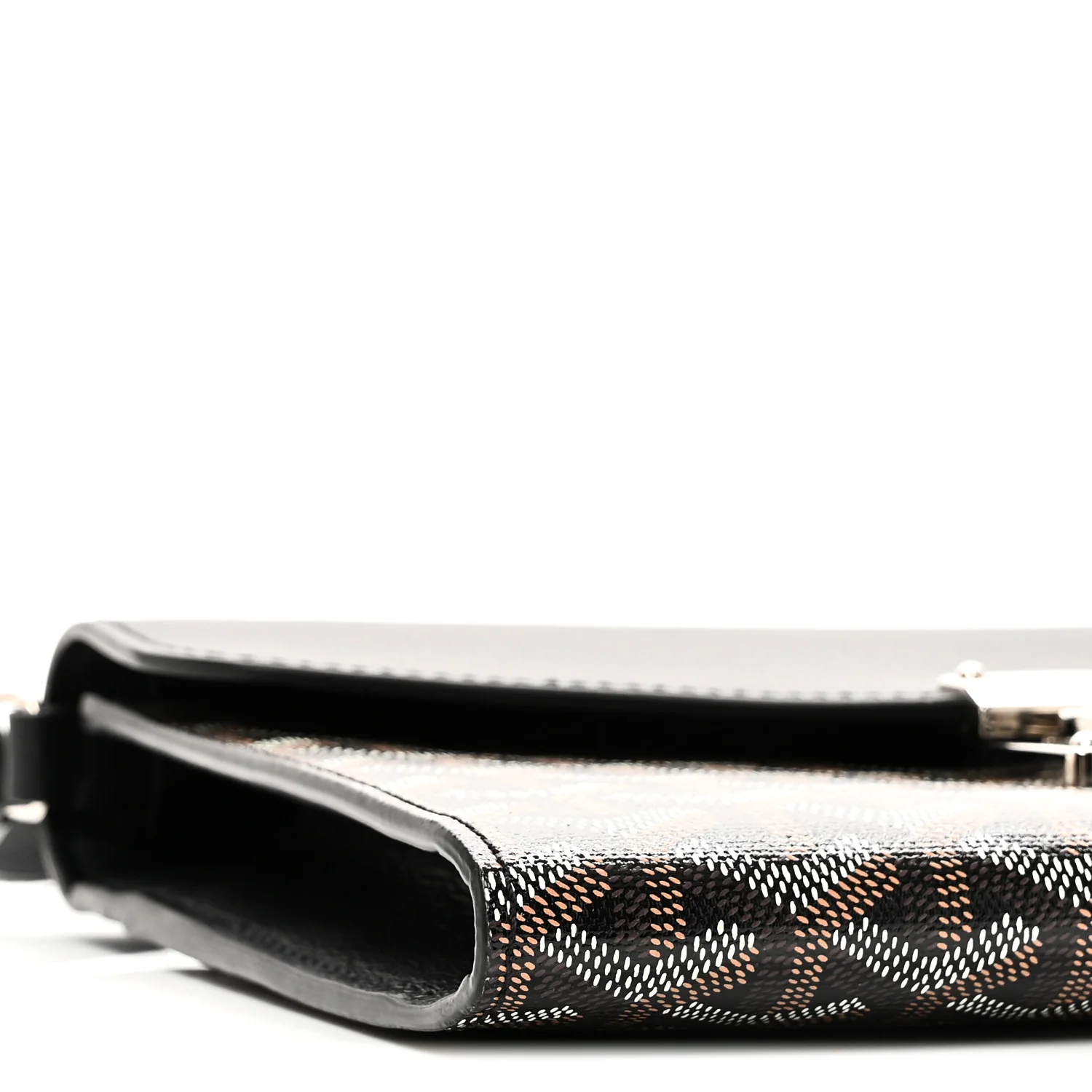 Goyardine Calfskin Chypre Wallet Pouch Black - Top Club