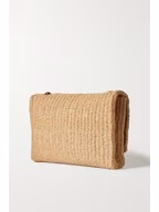YSL SAINT LAURENT Kate medium raffia shoulder Bag - Top Club