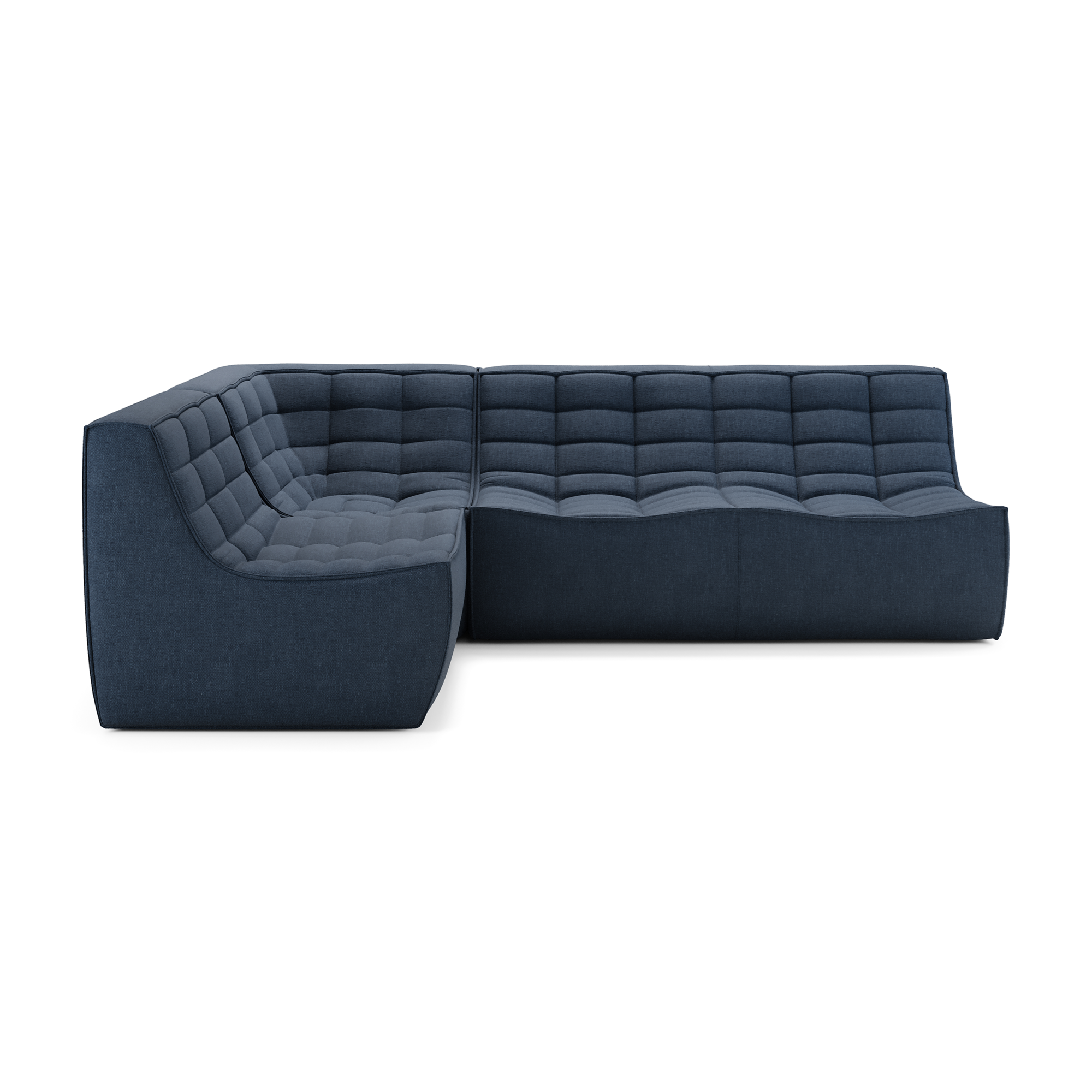 Modulaire bank N701 graphite set 1+2 seat  90° recht hoek