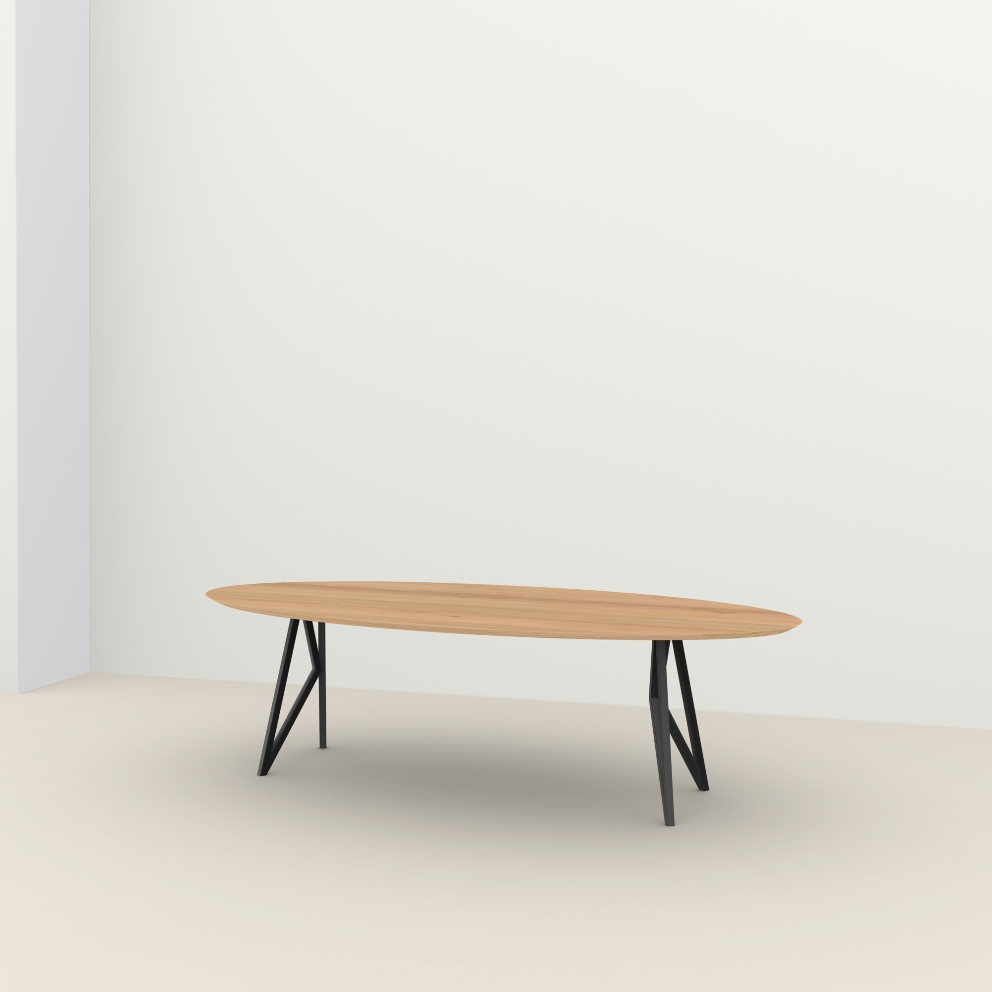 Studio HENK tafel Butterfly Ovaal, zwart frame - Smart Colle