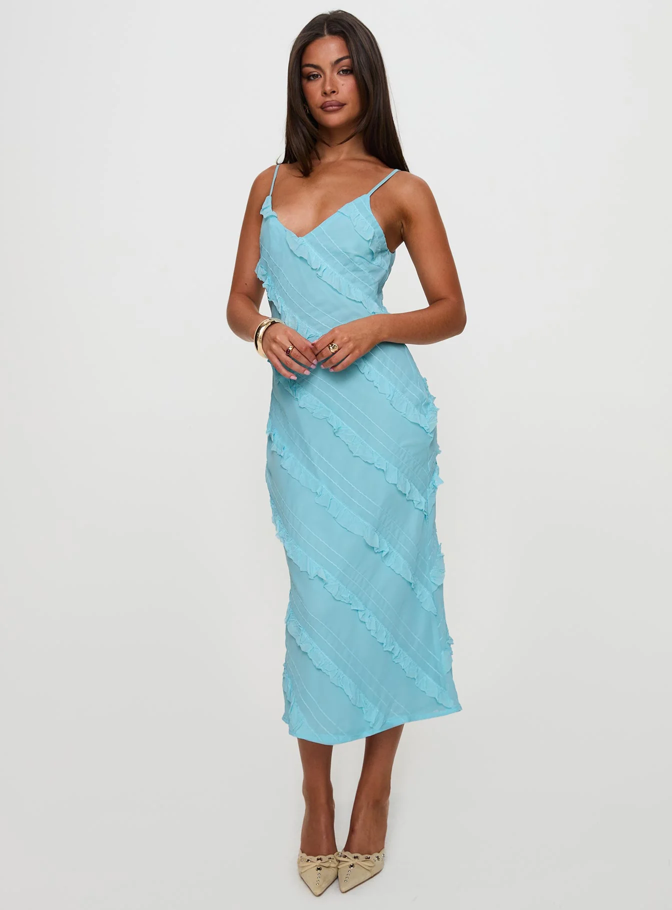 Lars Maxi Dress Turquoise