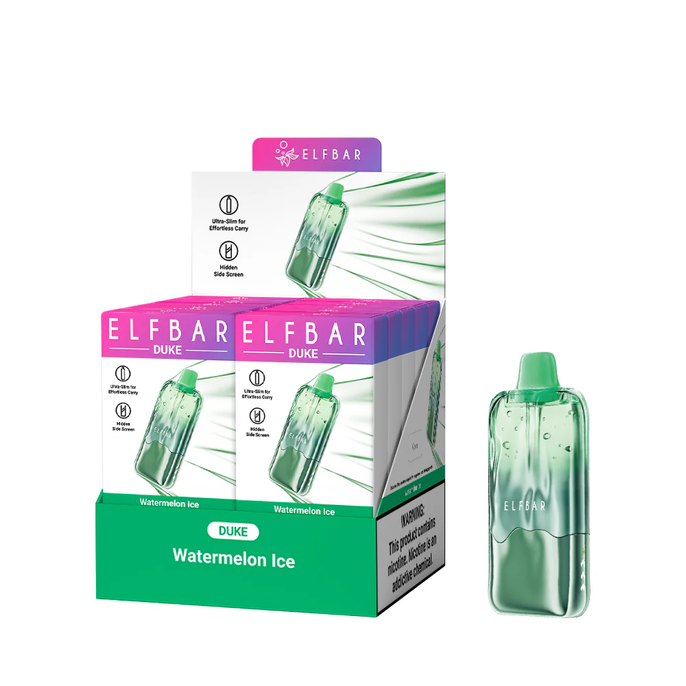 ELFBAR DUKE Rechargeable Disposable Vape (All Flavours)